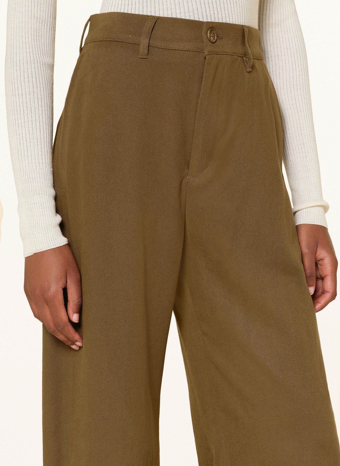 DRYKORN RECEIVE Pants: KHAKI