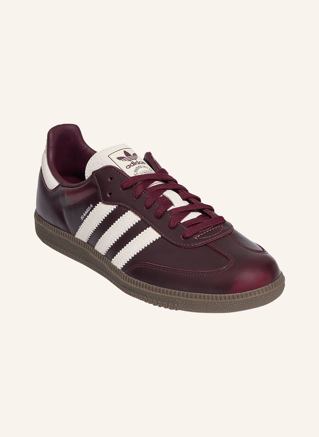 adidas Originals Sneakers SAMBA OG: DONKERROOD / WIT