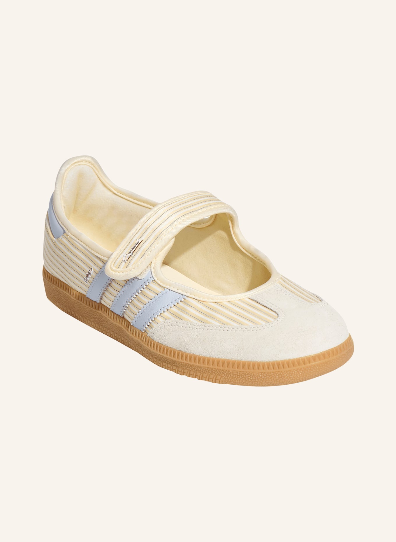 adidas Originals SAMBA JANE Mary-Jane ballerinas: CREAM / GRAY / WHITE