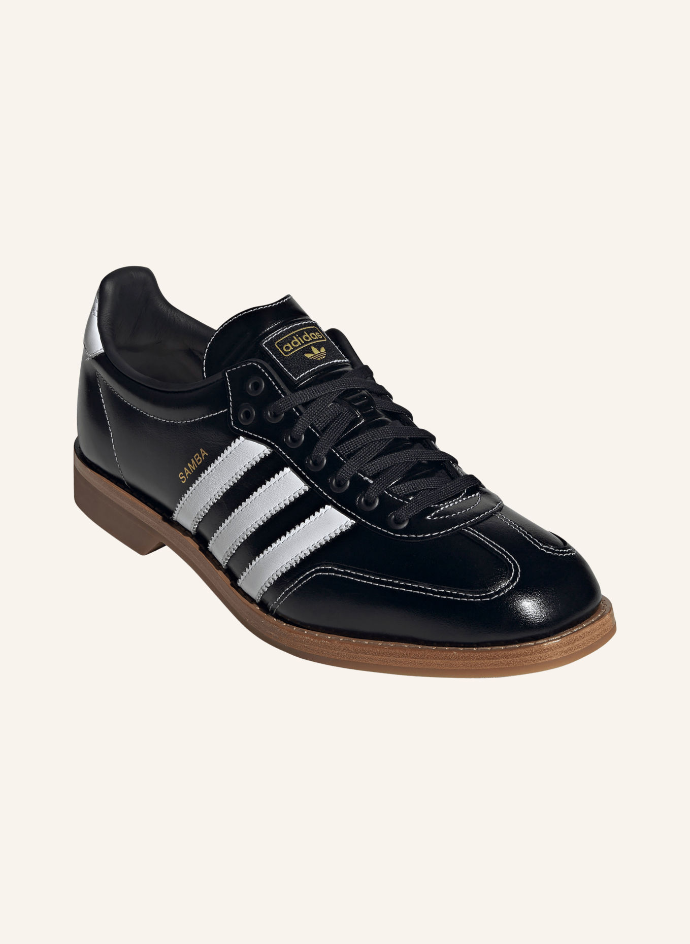 adidas Originals Chaussures à lacets SAMBA BOWLING: NOIR / BLANC
