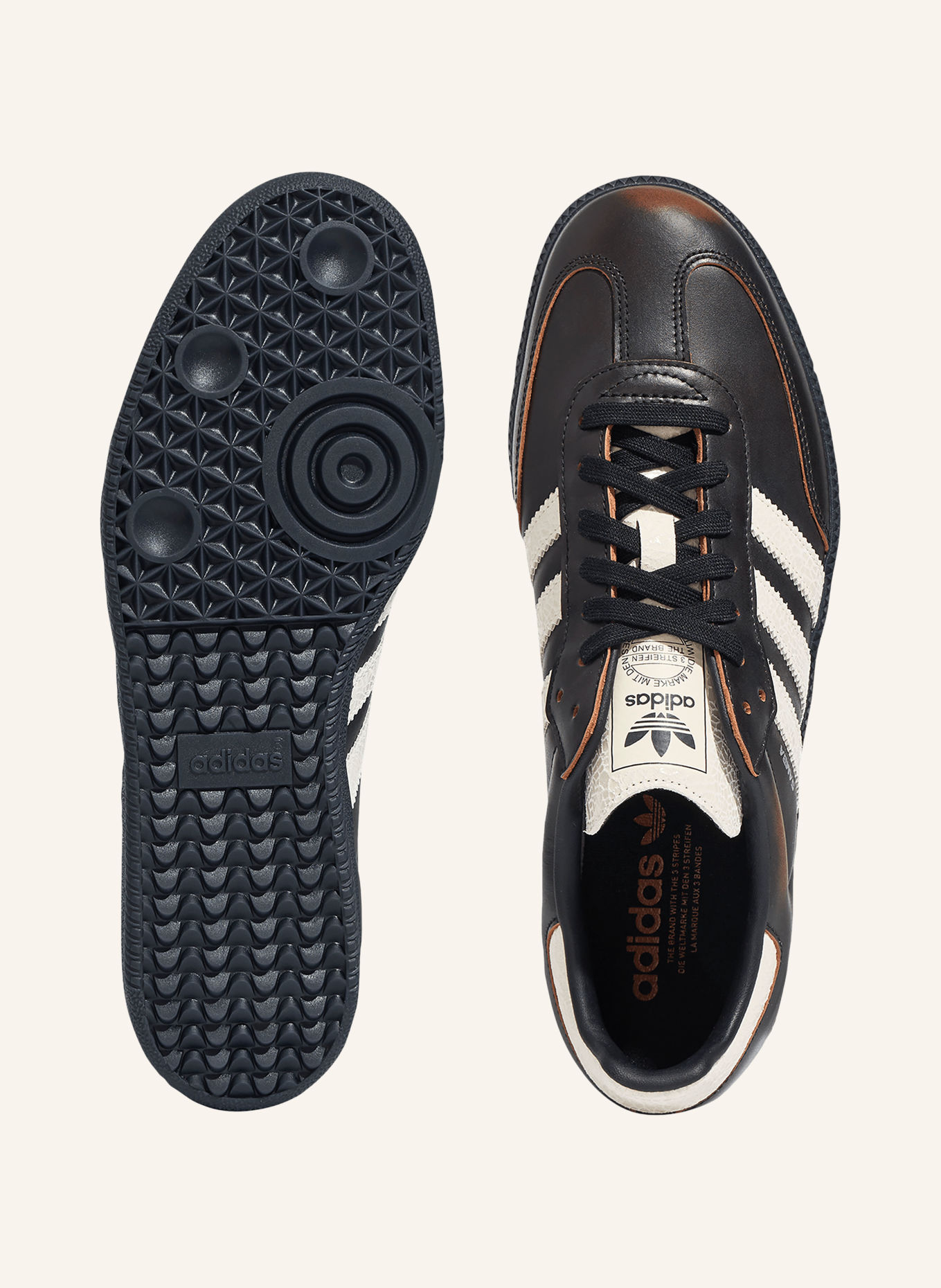 adidas Originals Sneakers SAMBA OG: ZWART / WIT