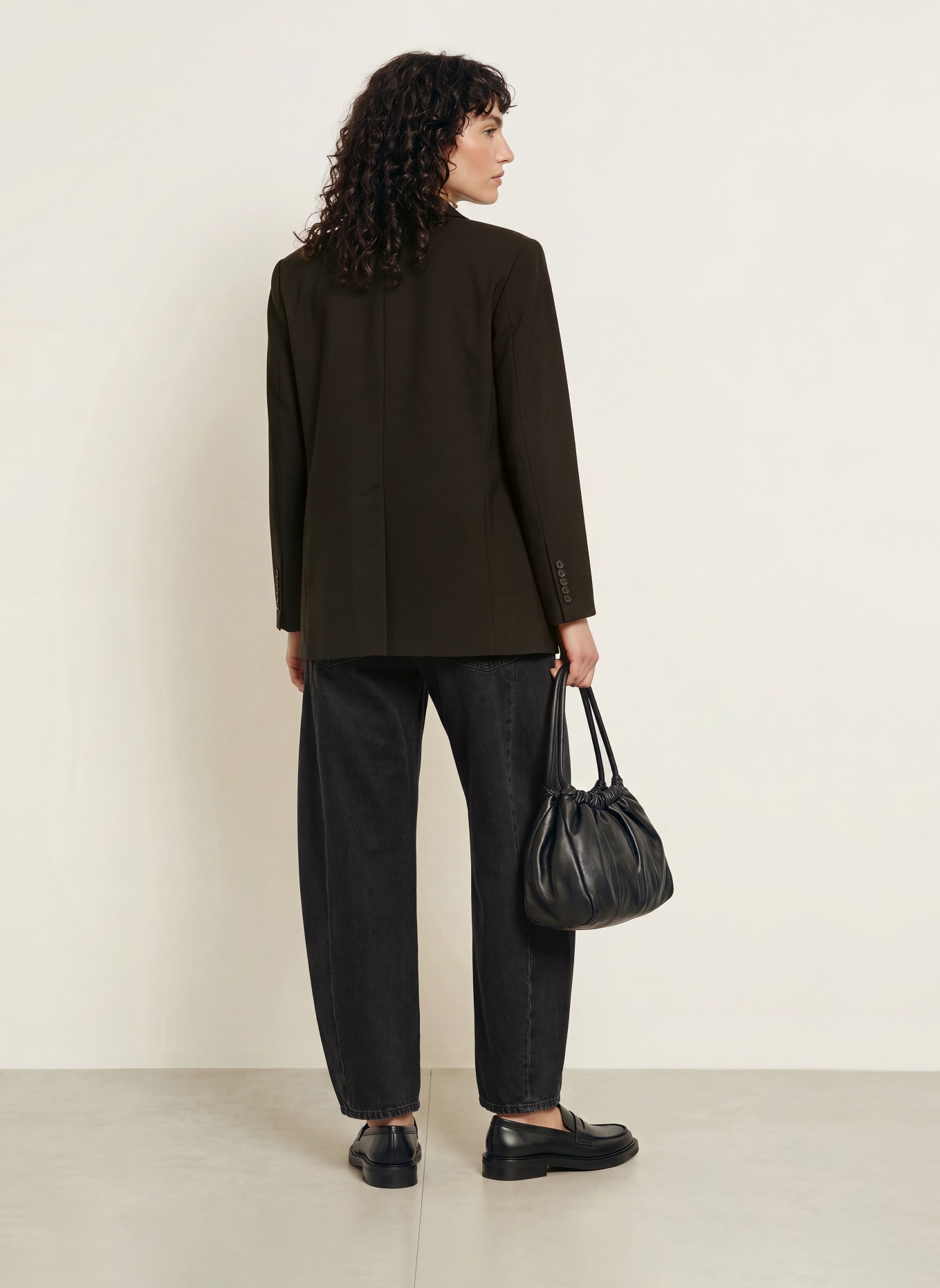 ARKET Barrel Jeans: 009 Denim Black Dark