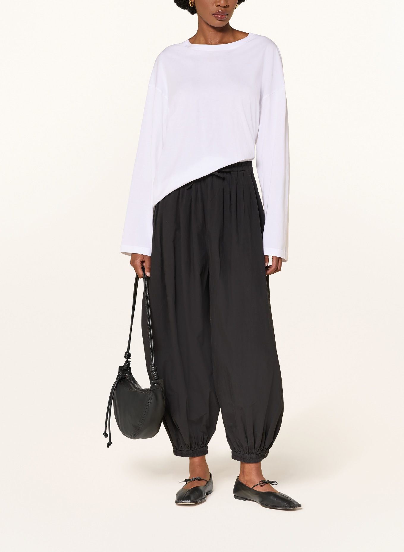 ARKET long-sleeved shirt: WHITE