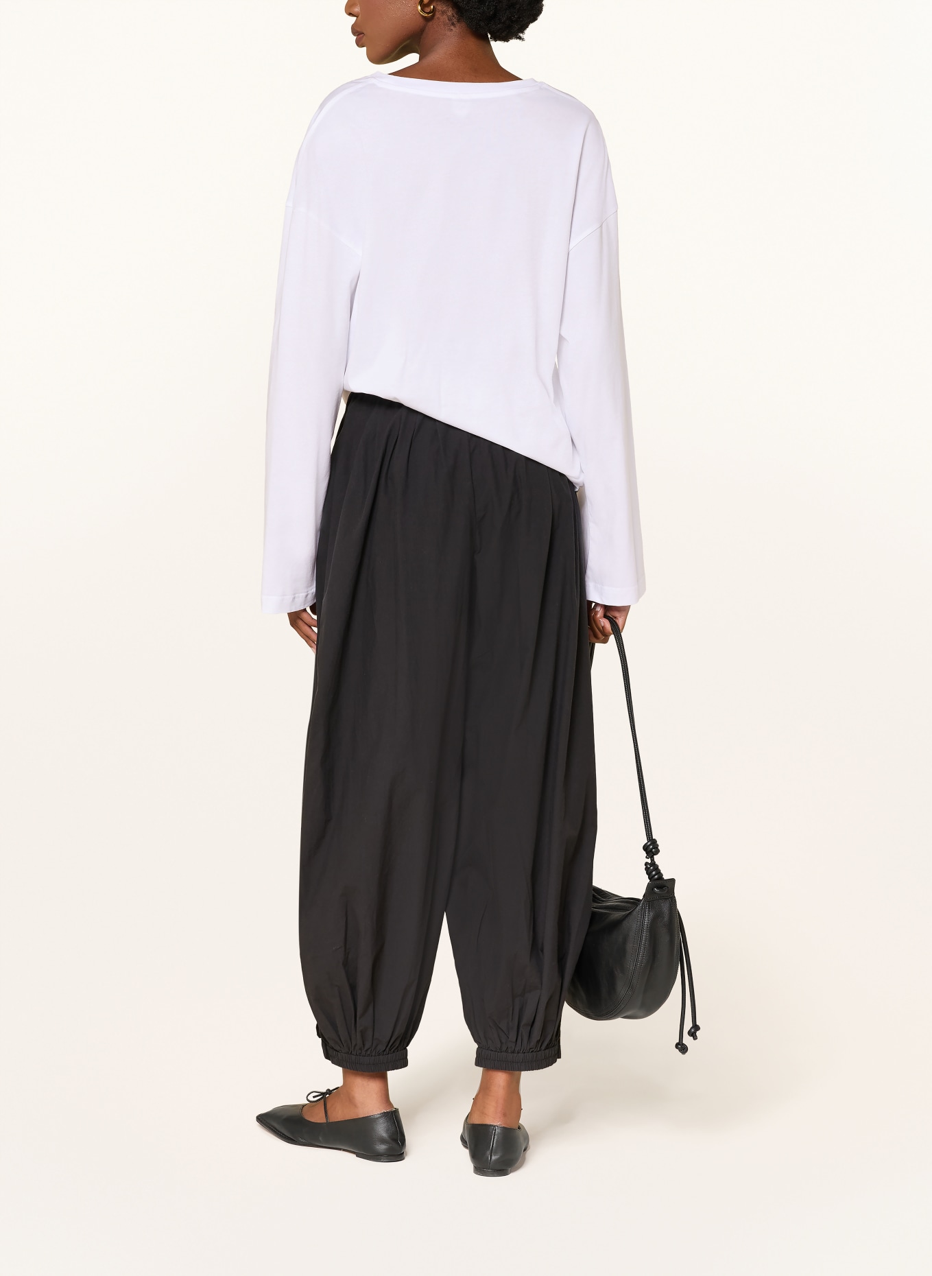 ARKET long-sleeved shirt: WHITE