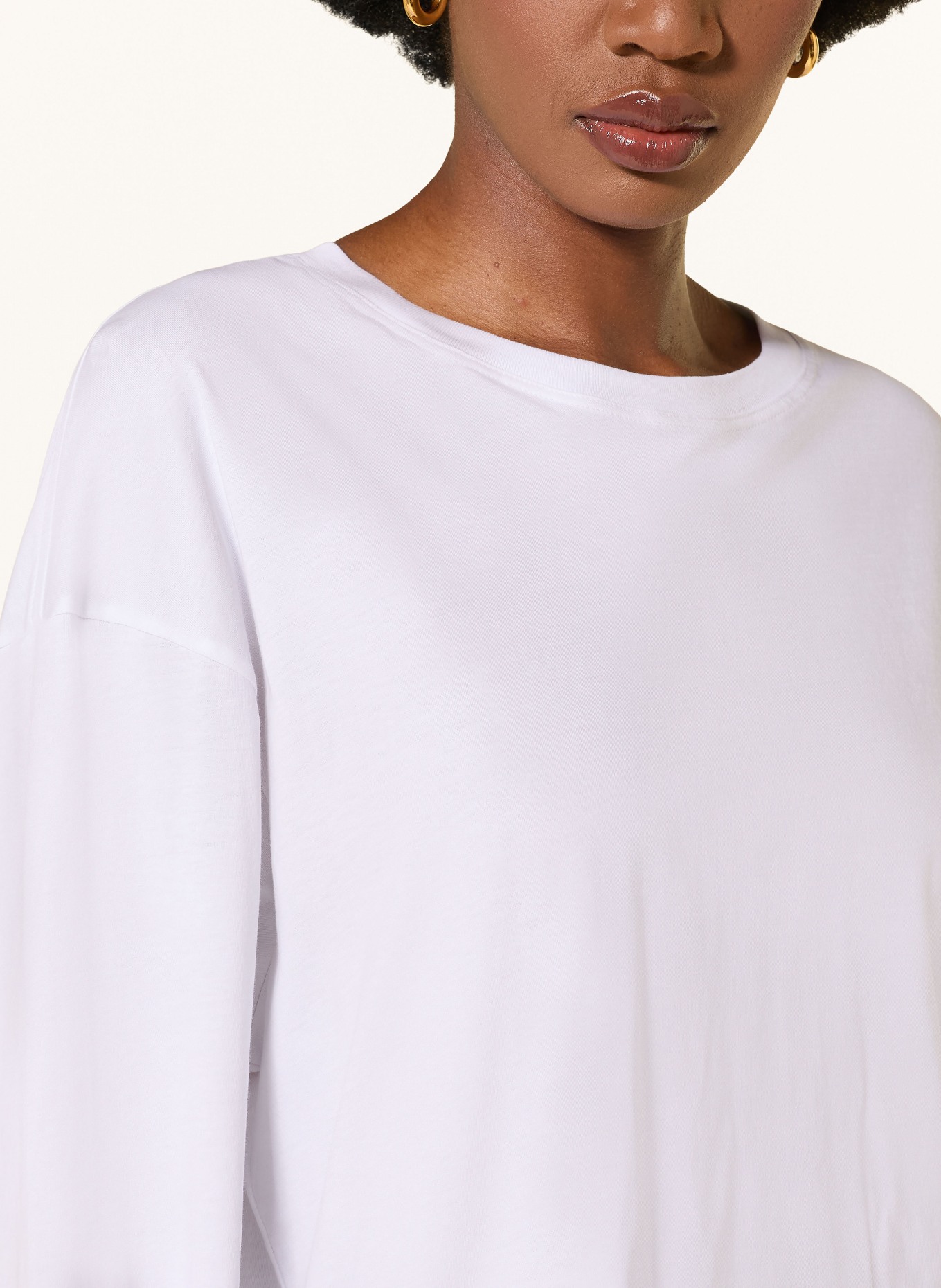 ARKET long-sleeved shirt: WHITE