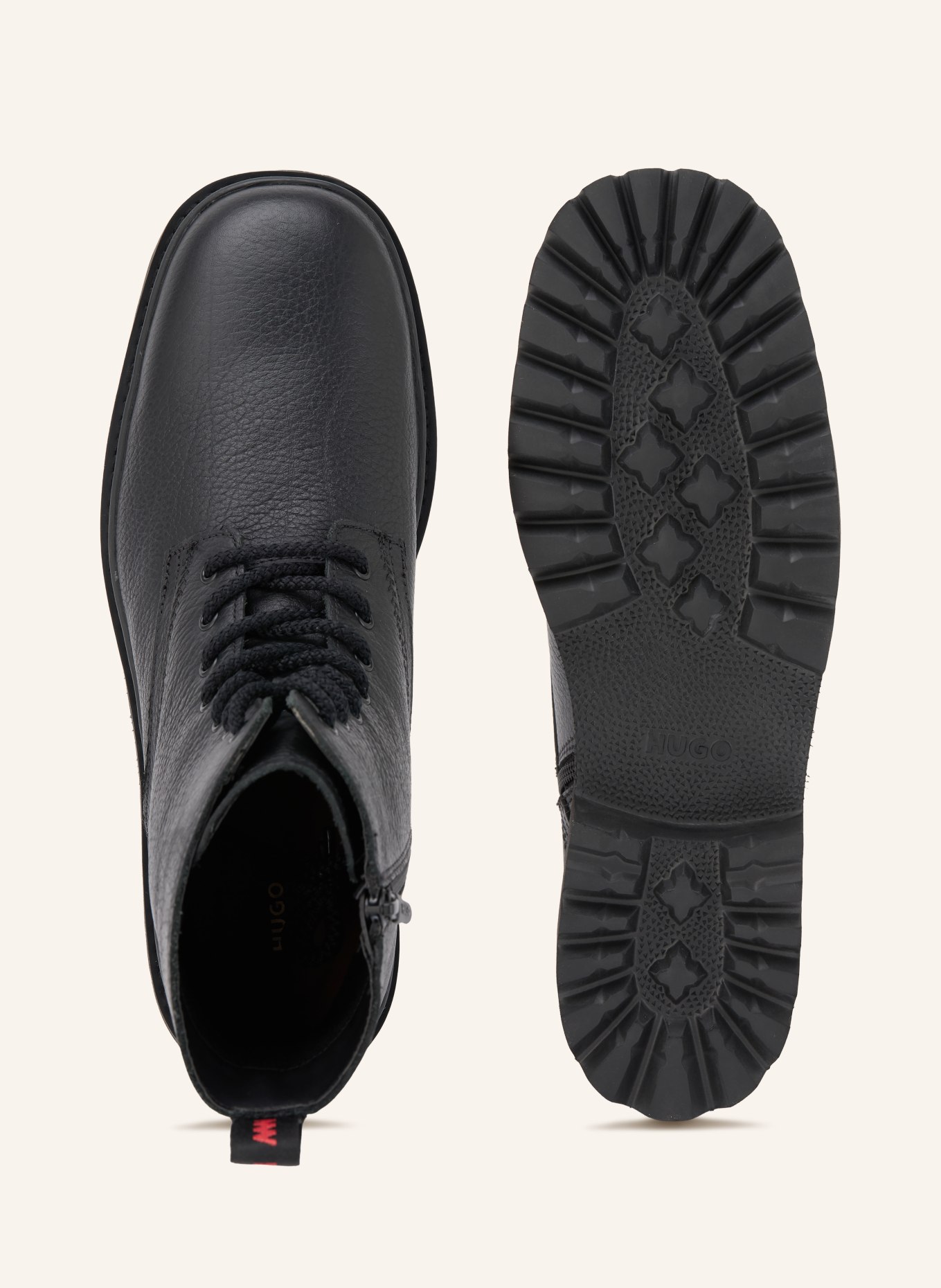 HUGO Schnürboots THORTON: SCHWARZ