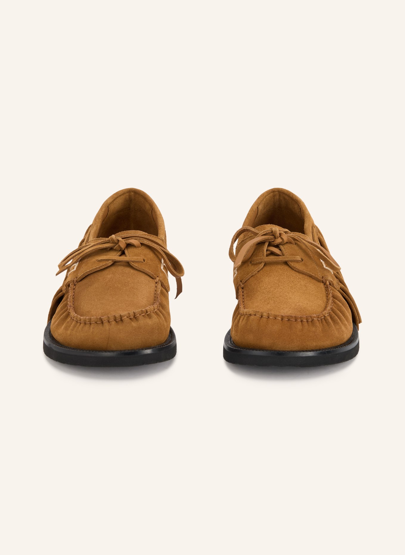 JW ANDERSON Bootsschuhe mit Rüschen: BRAUN
