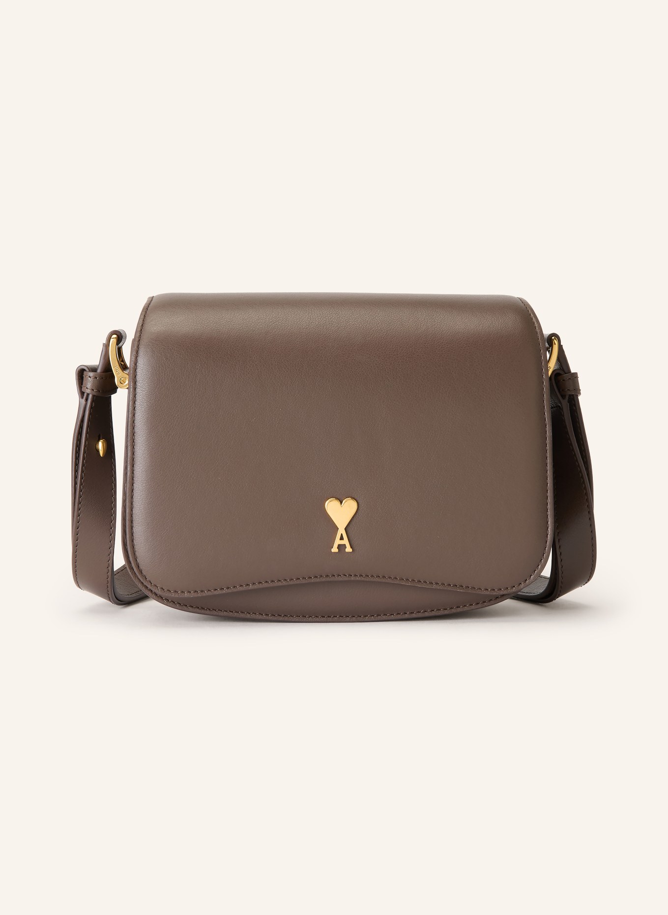 AMI PARIS Schoudertas PARIS PARIS: BRUIN