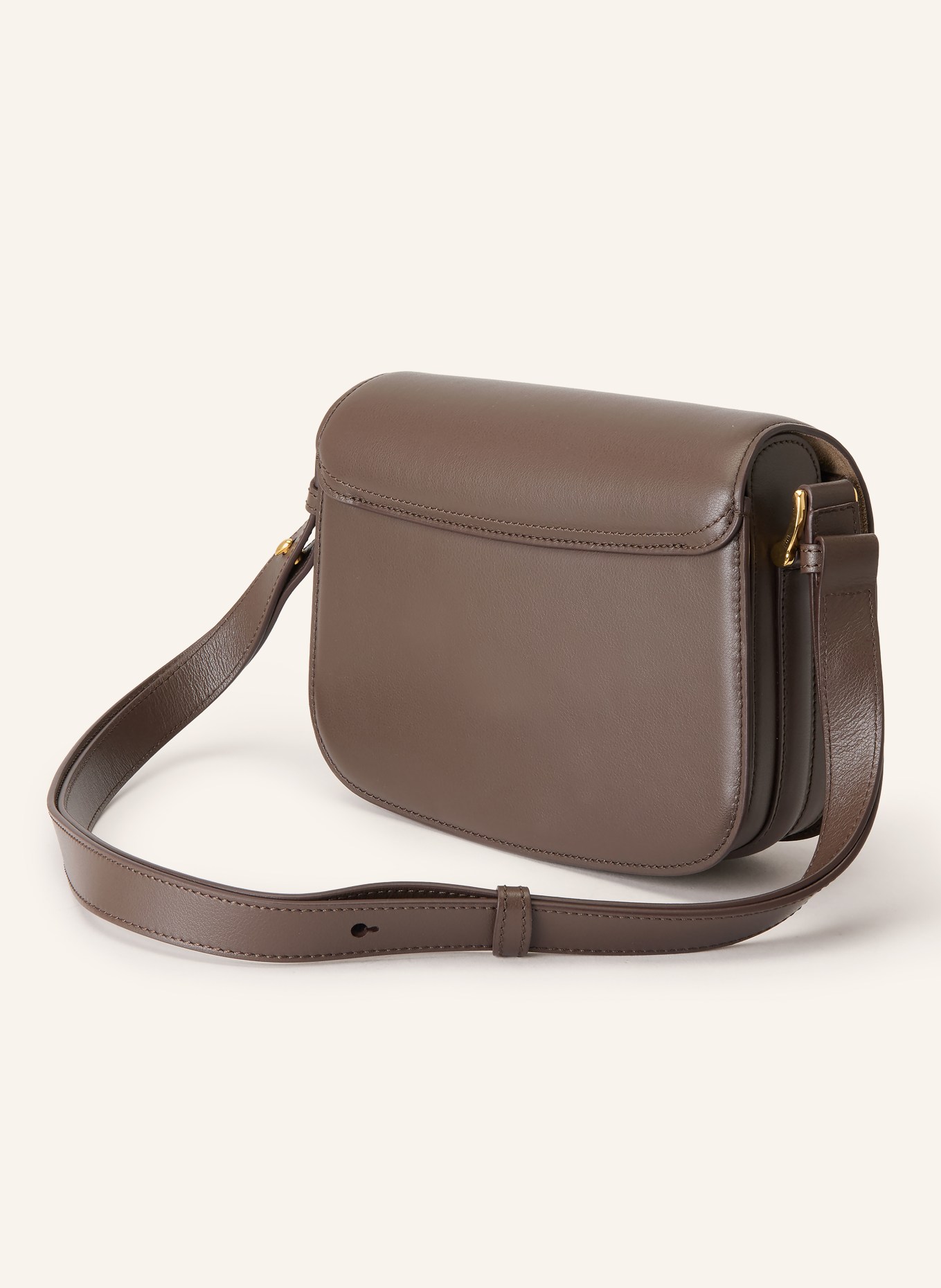 AMI PARIS Schoudertas PARIS PARIS: BRUIN