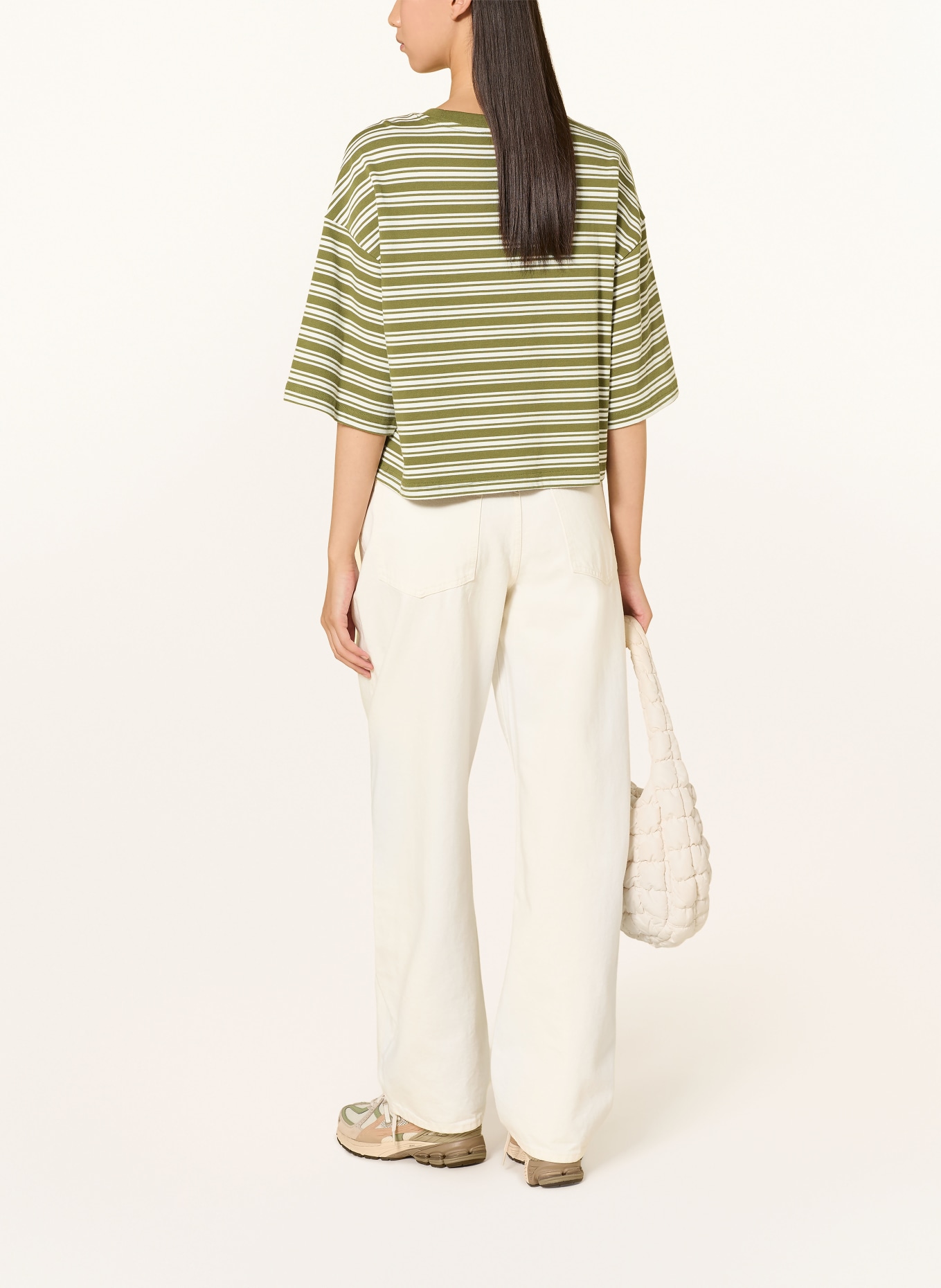 Smith & Soul T-Shirt: OLIV / WEISS
