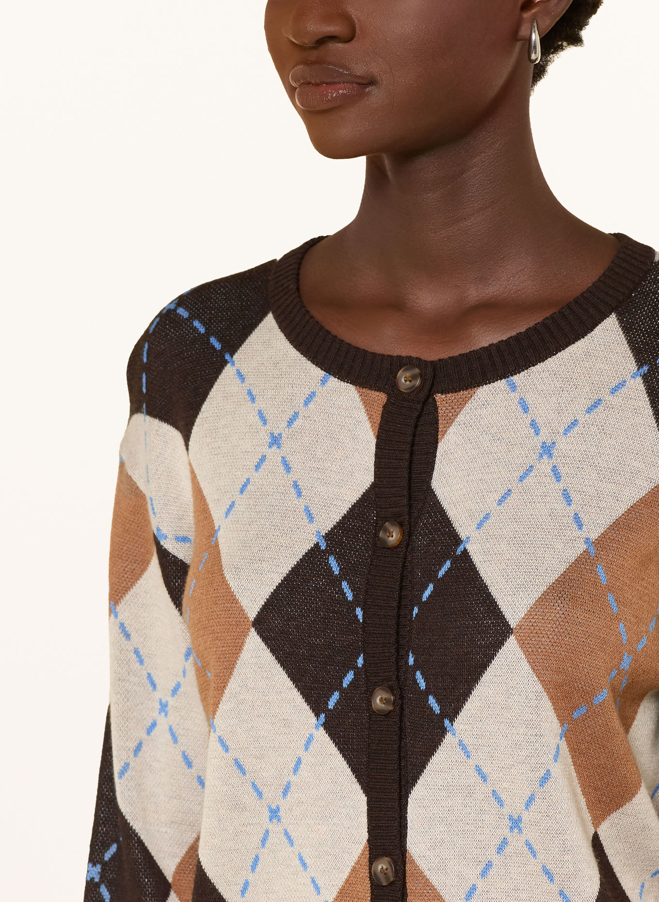 Smith & Soul Vest: BRUIN / BEIGE / BLAUW