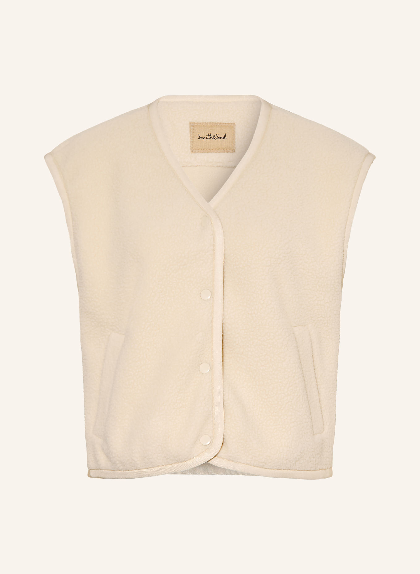 Smith & Soul Fleeceweste: BEIGE