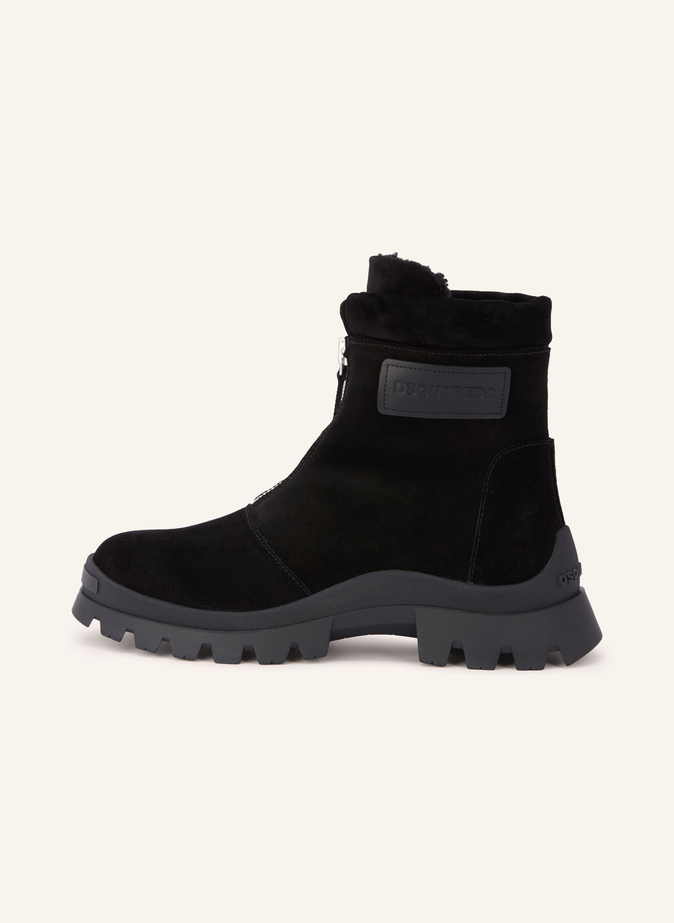 DSQUARED2 Boots: NOIR / ARGENT