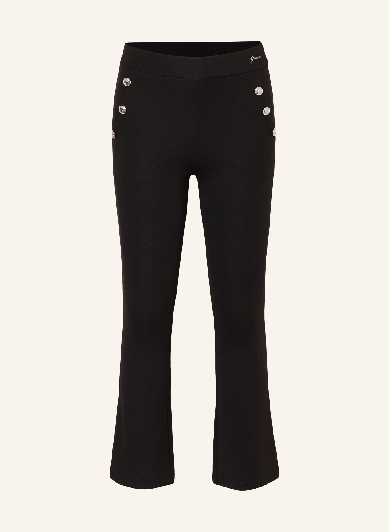 GUESS Jerseybroek: ZWART