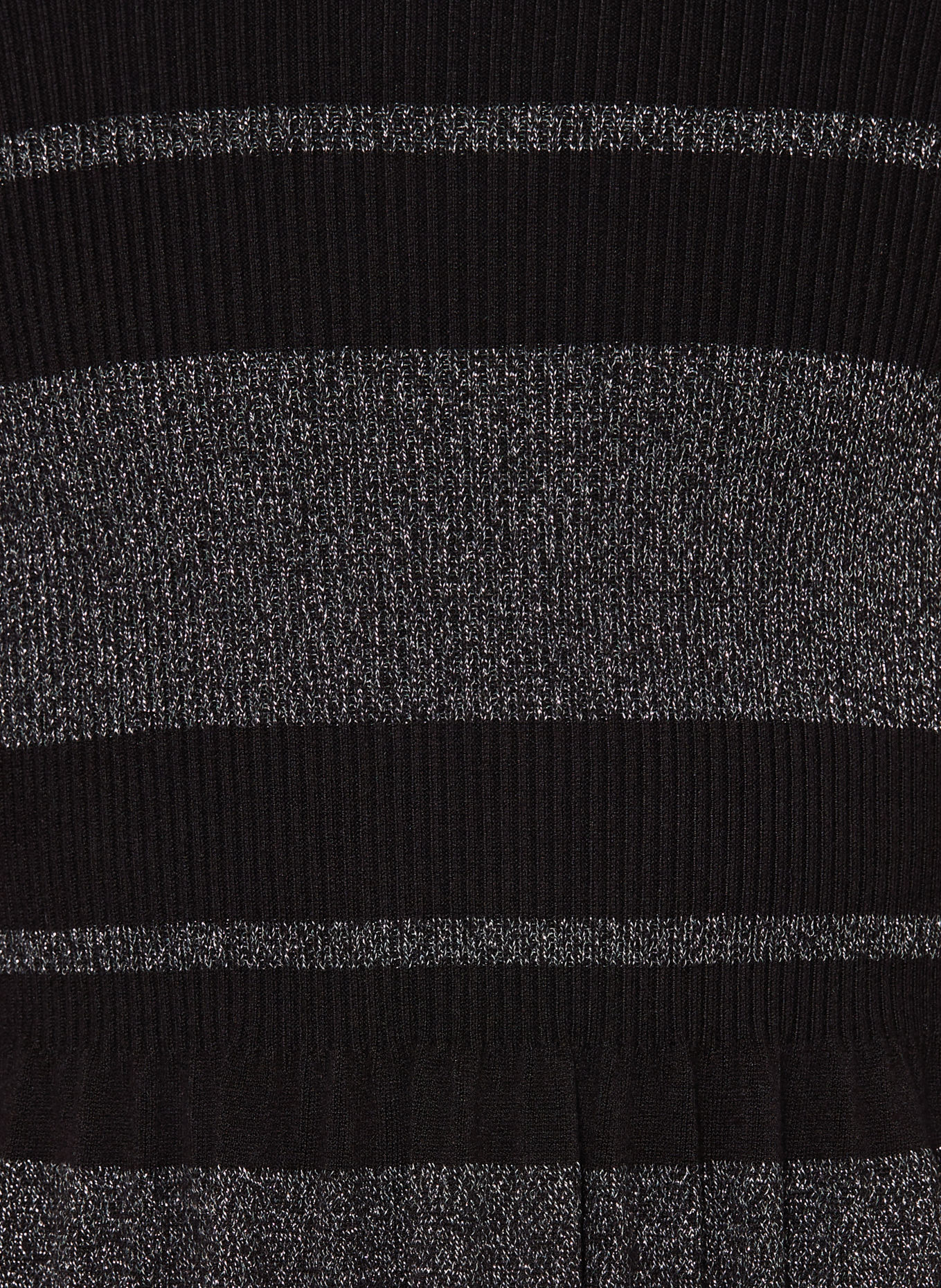 GUESS Strickkleid mit Glitzergarn: SCHWARZ / SILBER