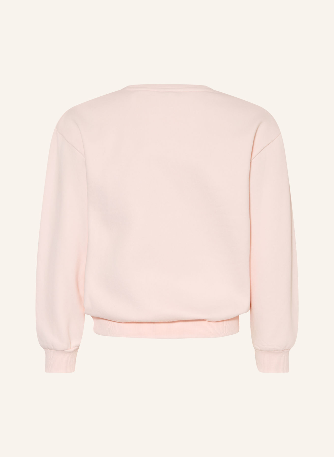 GUESS Sweatshirt with Rhinestones: LIGHT PINK / GREEN