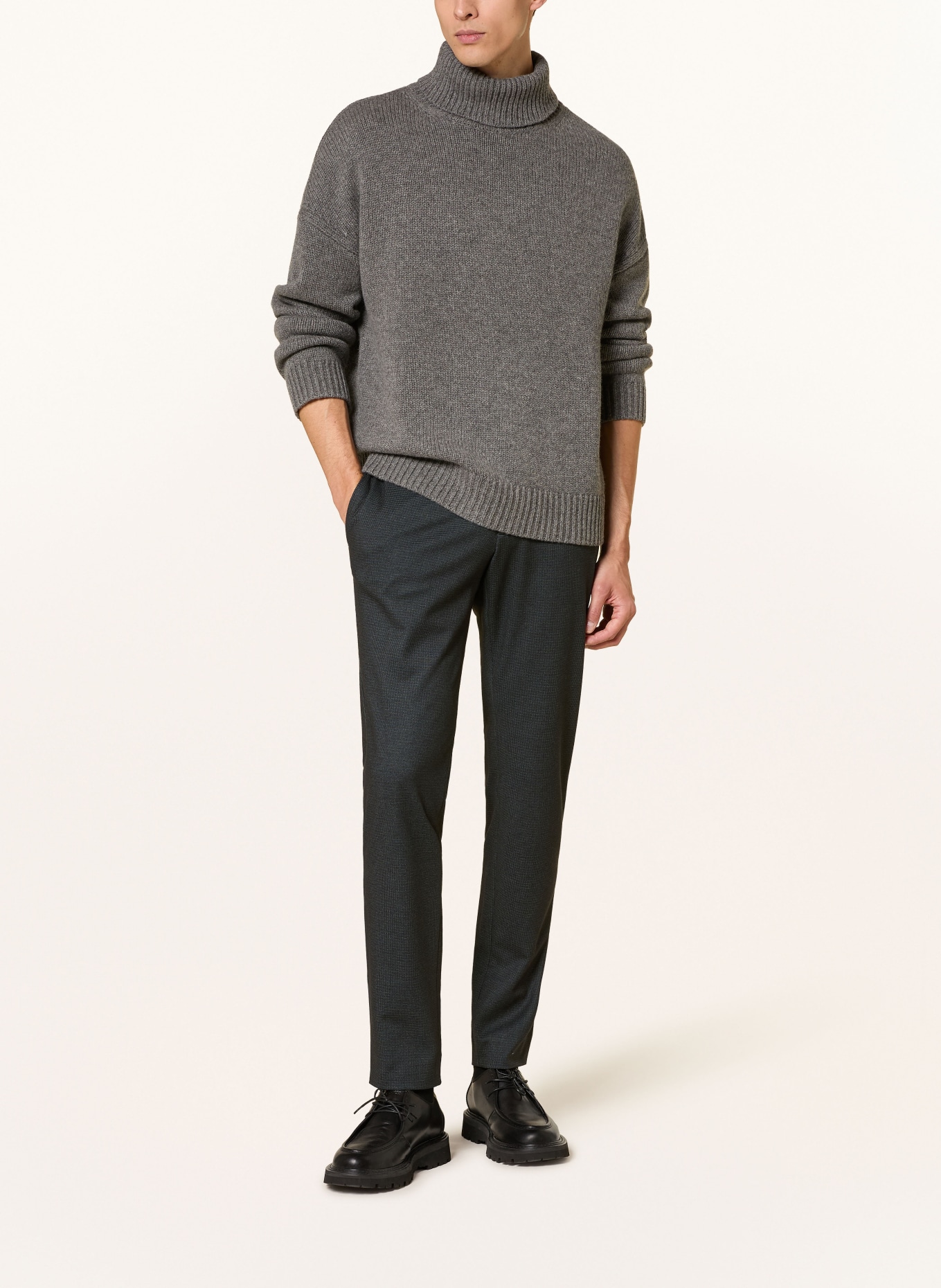 ALBERTO Chino ROB Slim Fit: DUNKELGRAU