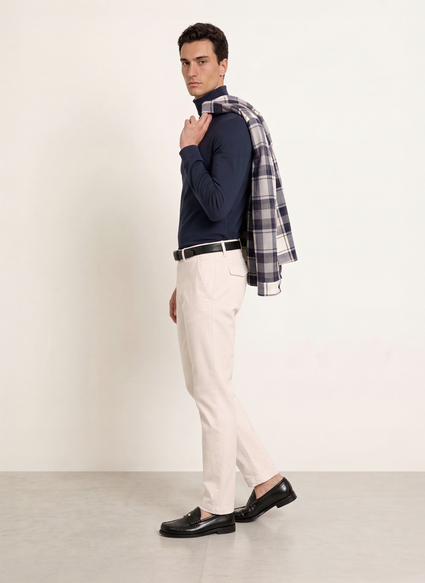 ALBERTO Chino LOU Regular Fit: ECRU