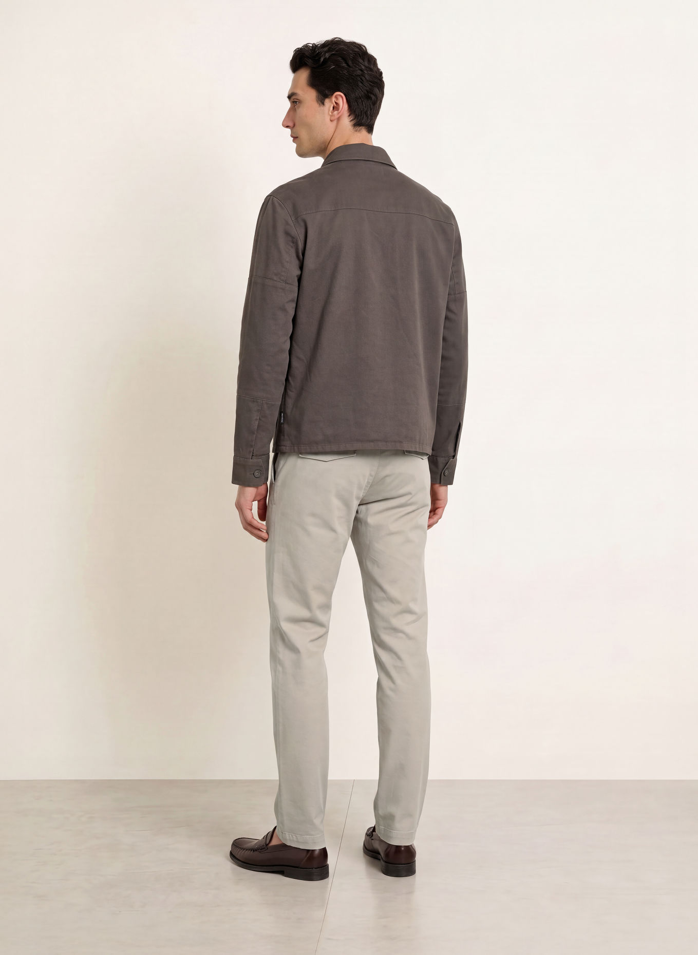 ALBERTO Chino LOU coupe régulière: BEIGE