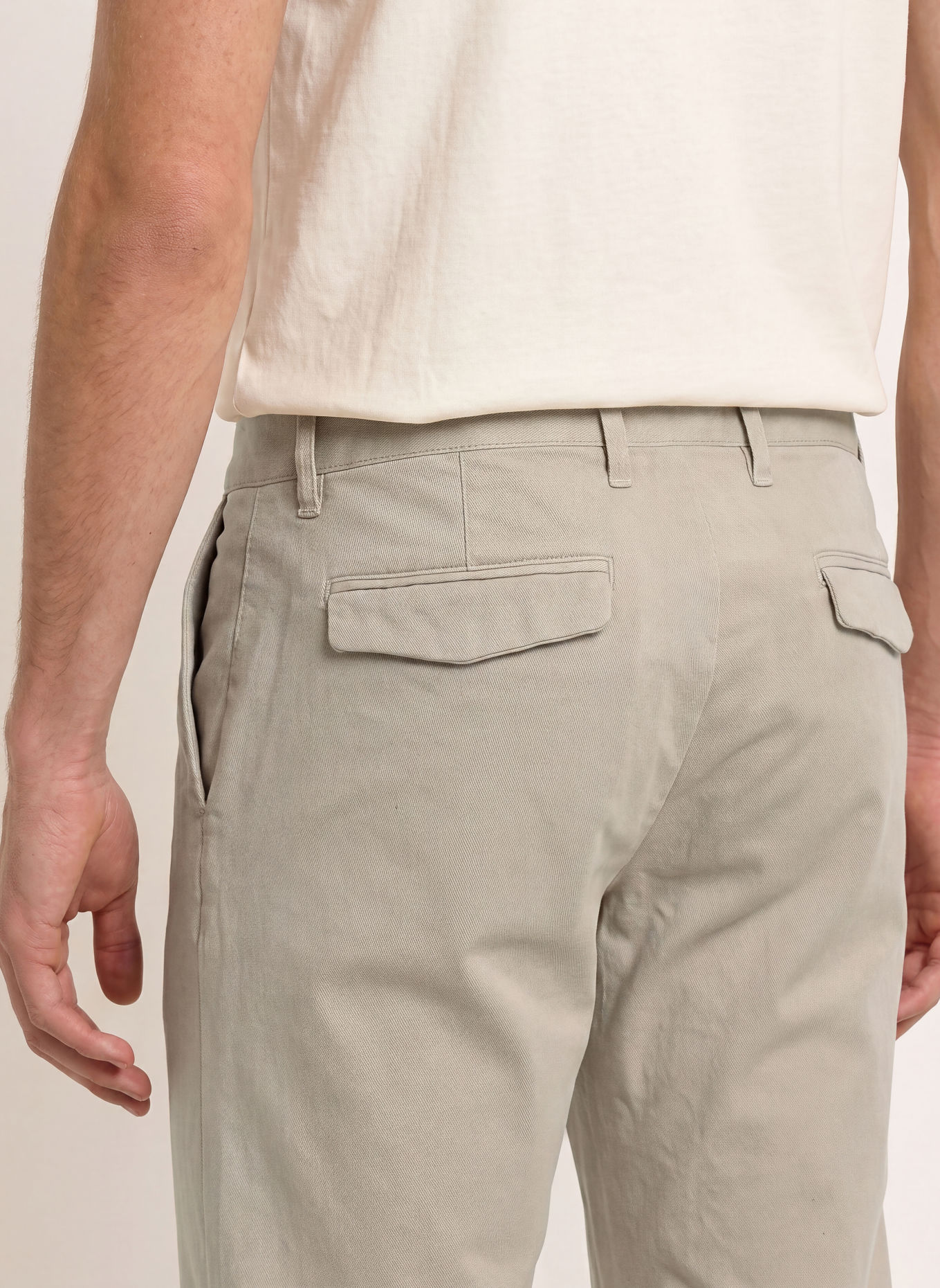 ALBERTO Chino LOU coupe régulière: BEIGE
