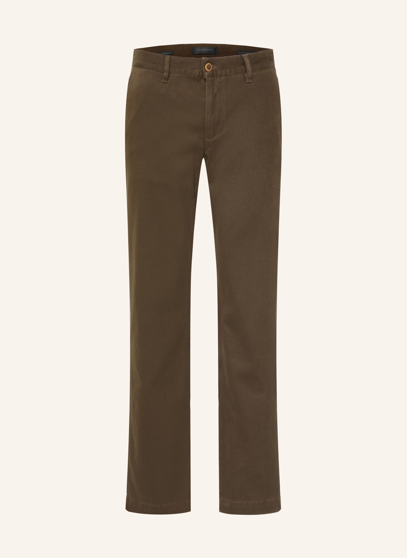ALBERTO Chino LOU Regular Fit: BRAUN