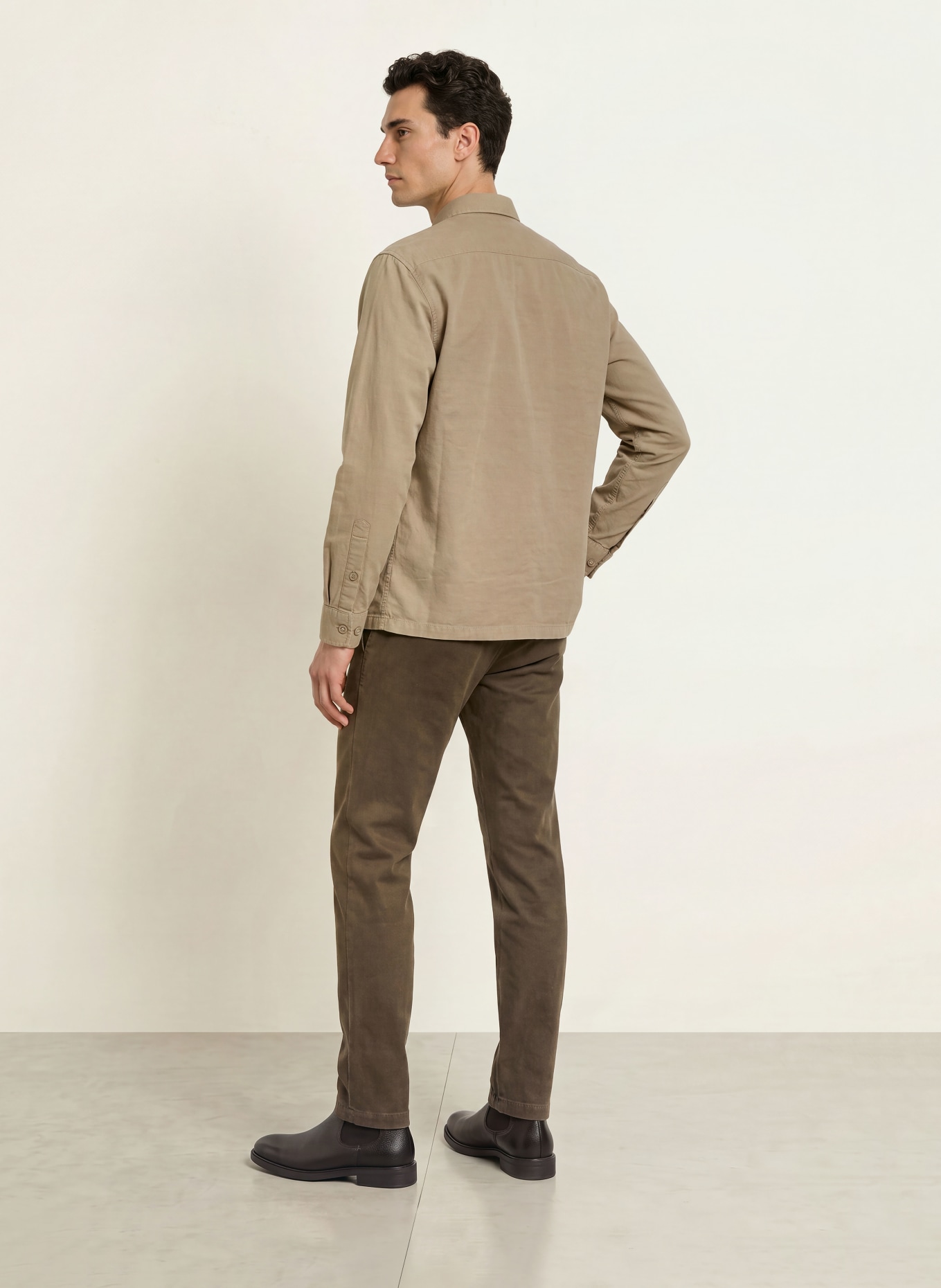 ALBERTO Chino LOU Regular Fit: BRAUN
