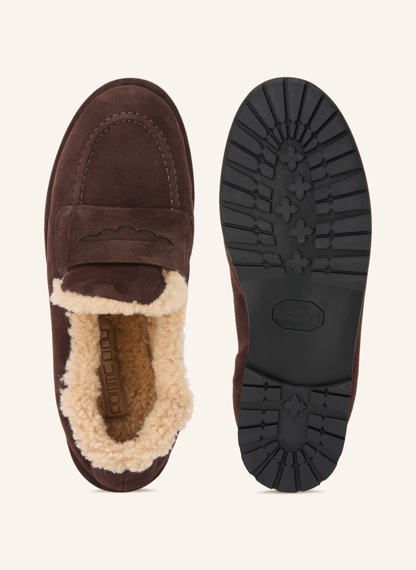 POMME D'OR Pennyloafer MIA: MARRON FONCÉ