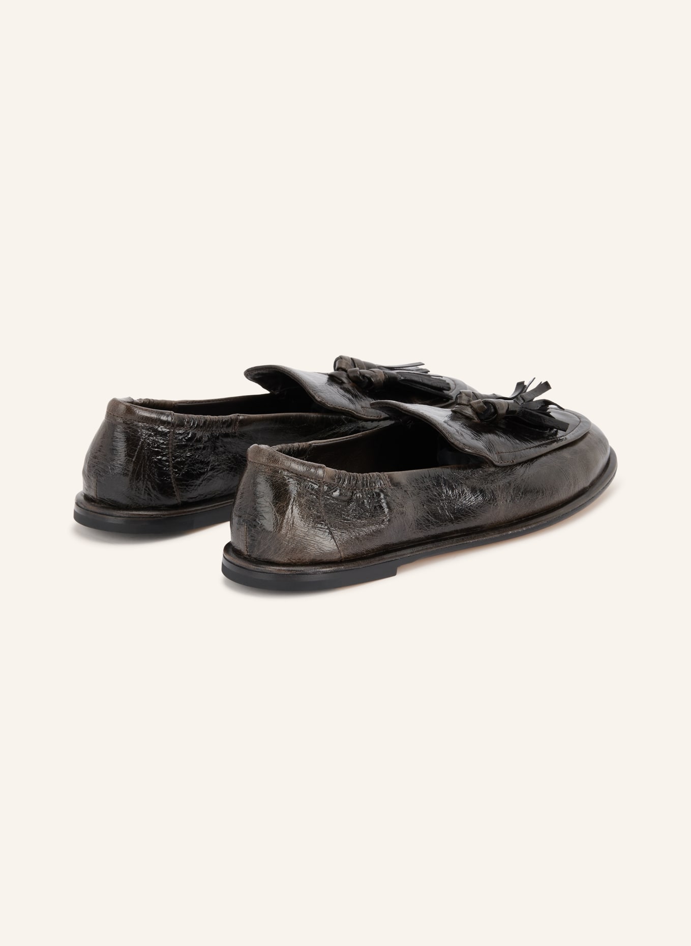 POMME D'OR MIA Loafers: BLACK