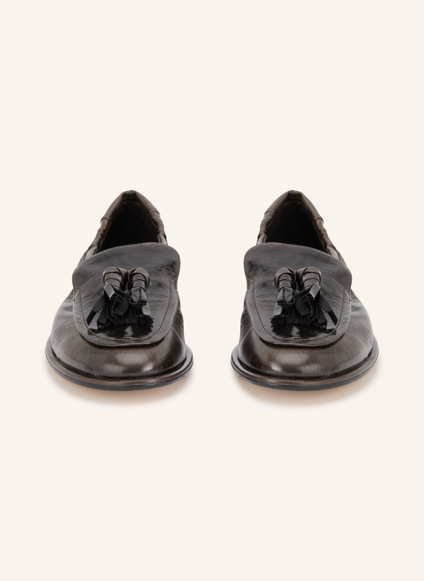 POMME D'OR MIA Loafers: BLACK