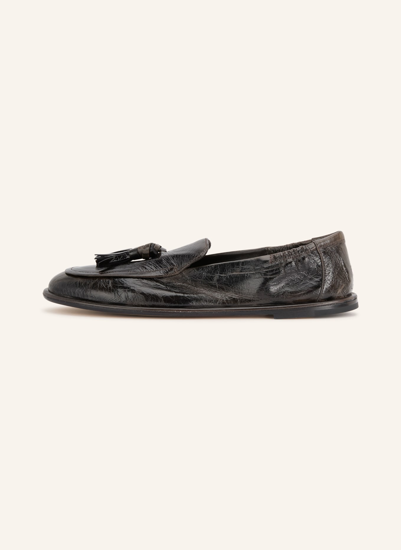 POMME D'OR MIA Loafers: BLACK