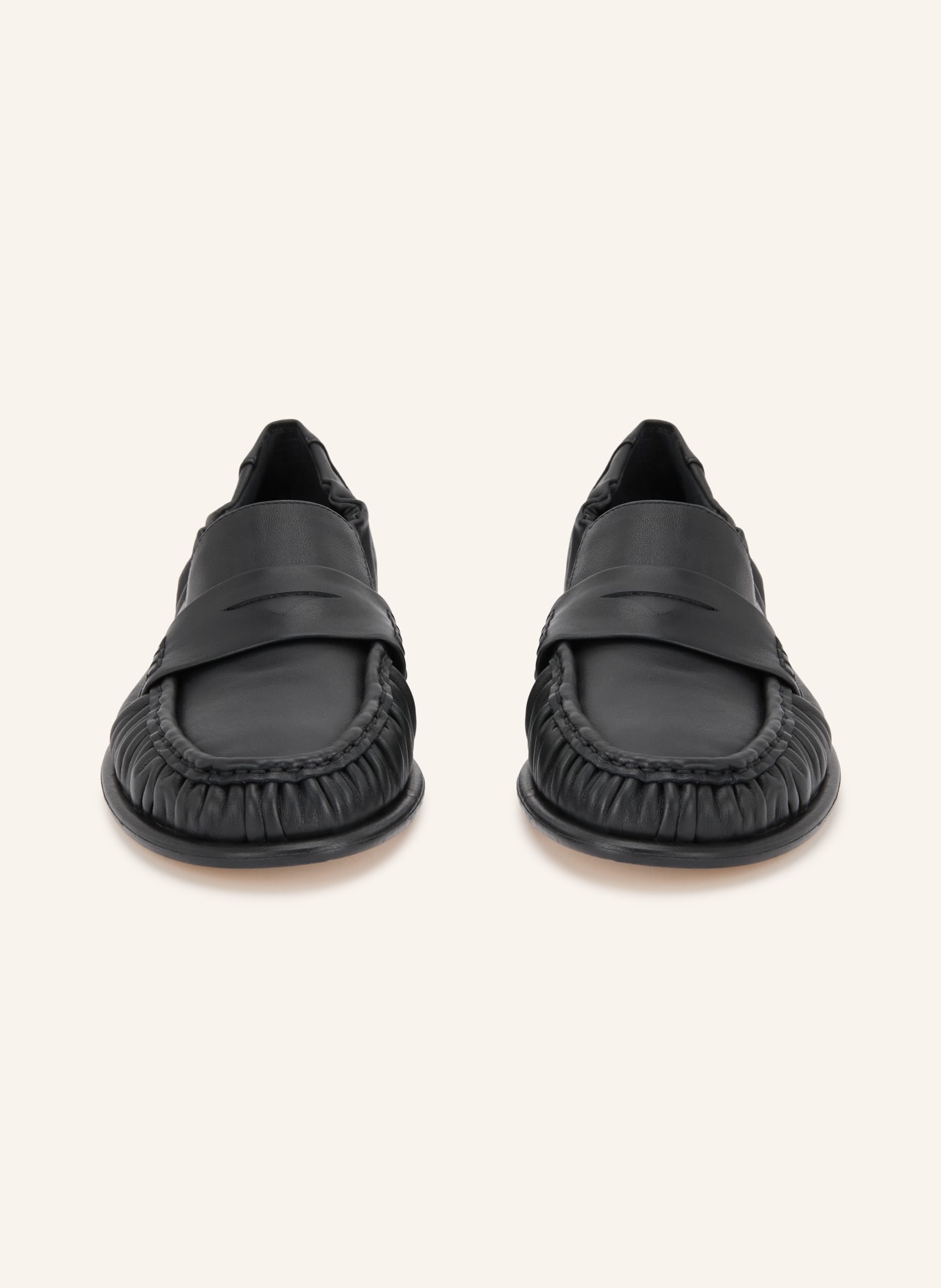 POMME D'OR MIA Penny loafer: BLACK