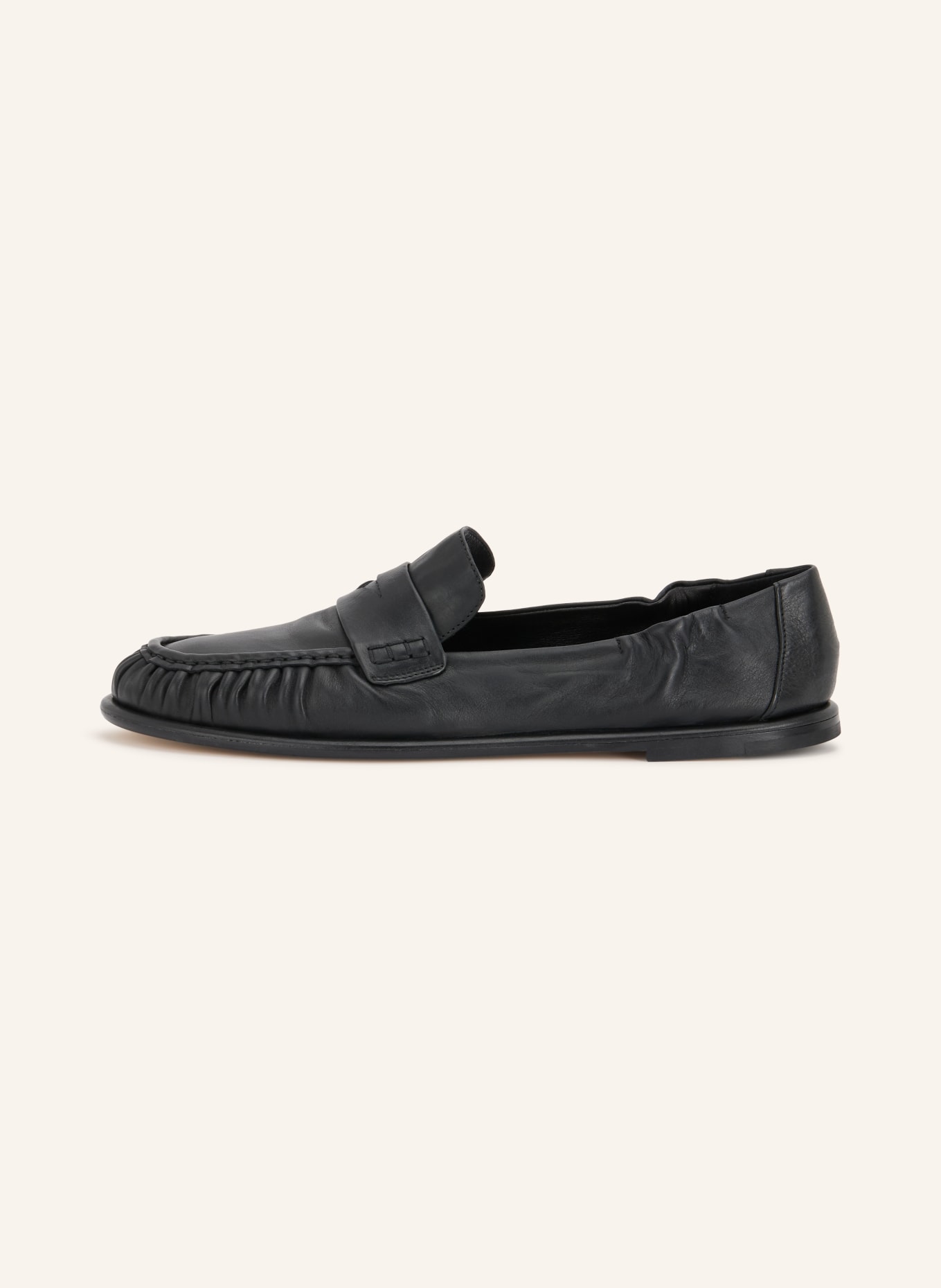 POMME D'OR MIA Penny loafer: BLACK