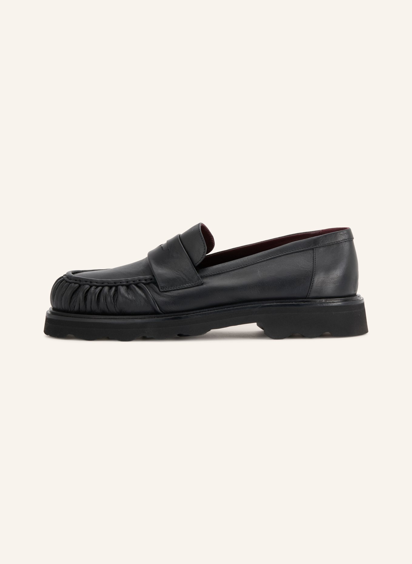 POMME D'OR Pennyloafer NICKY: ZWART