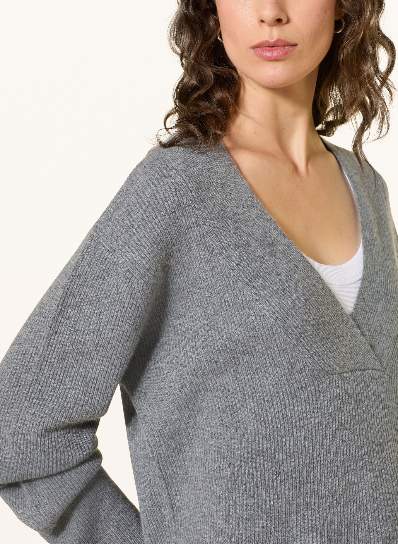(THE MERCER) N.Y. Cashmere-Pullover: GRAU