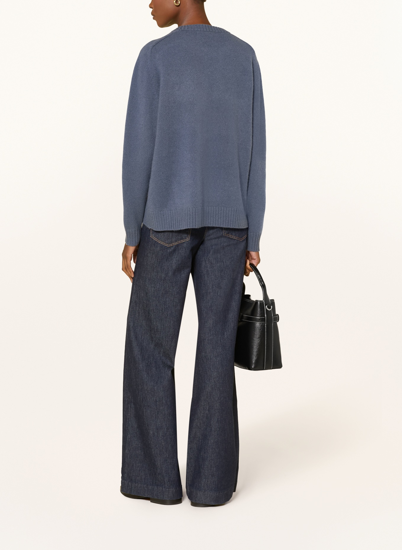 (THE MERCER) N.Y. Cashmere Sweater: BLUE GRAY