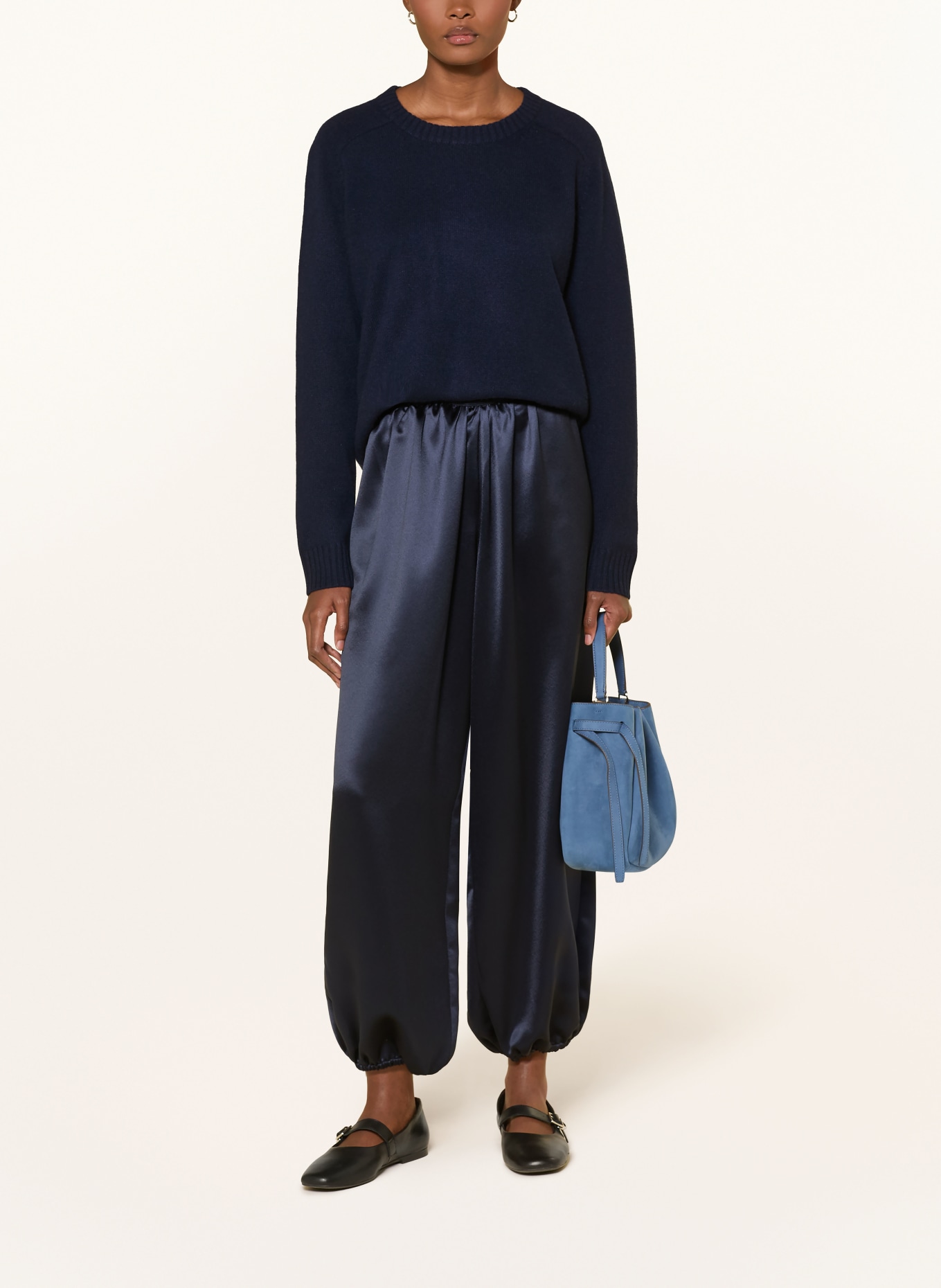 (THE MERCER) N.Y. Cashmere Sweater: DARK BLUE