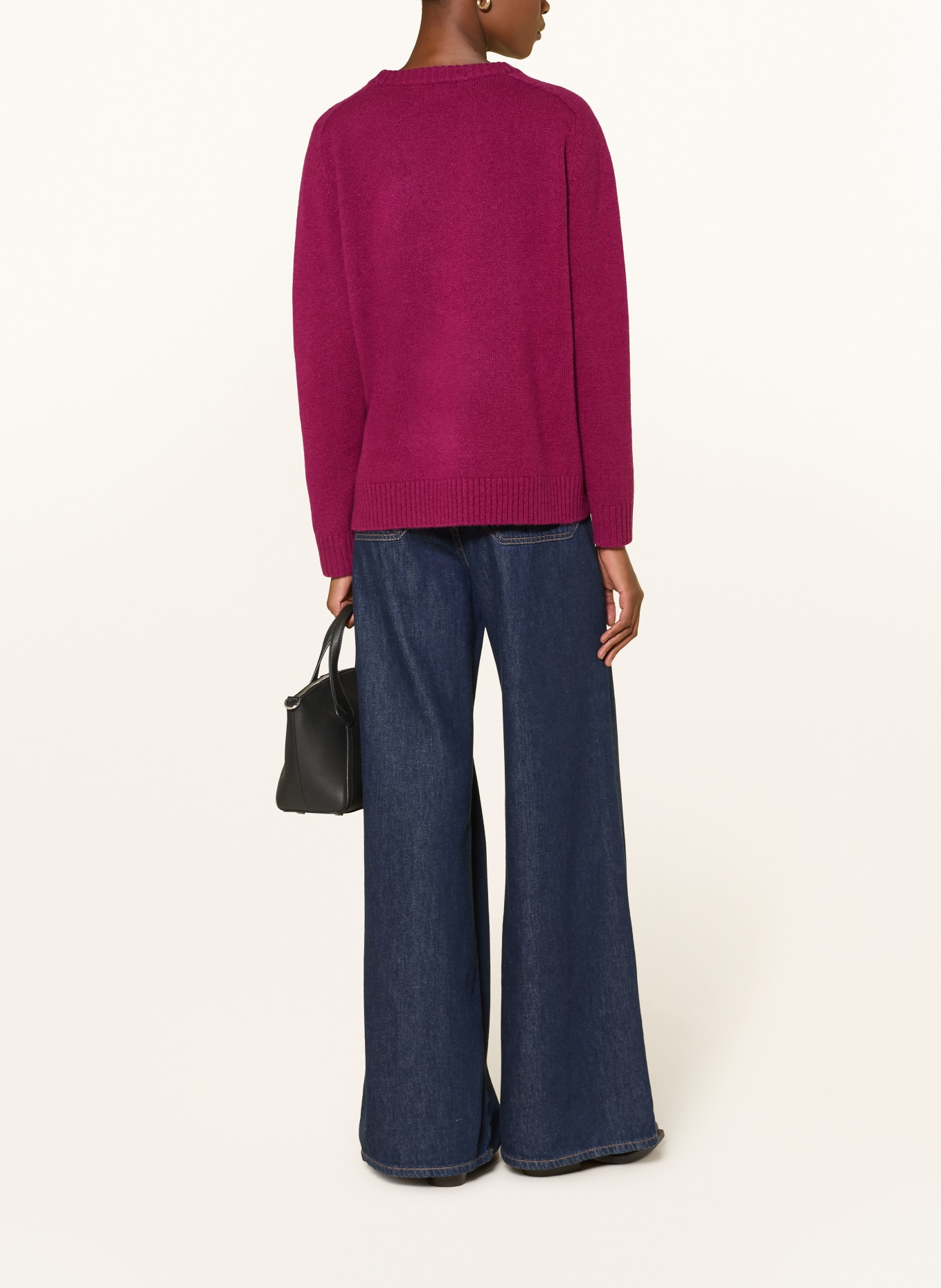 (THE MERCER) N.Y. Pull en cachemire: FUCHSIA