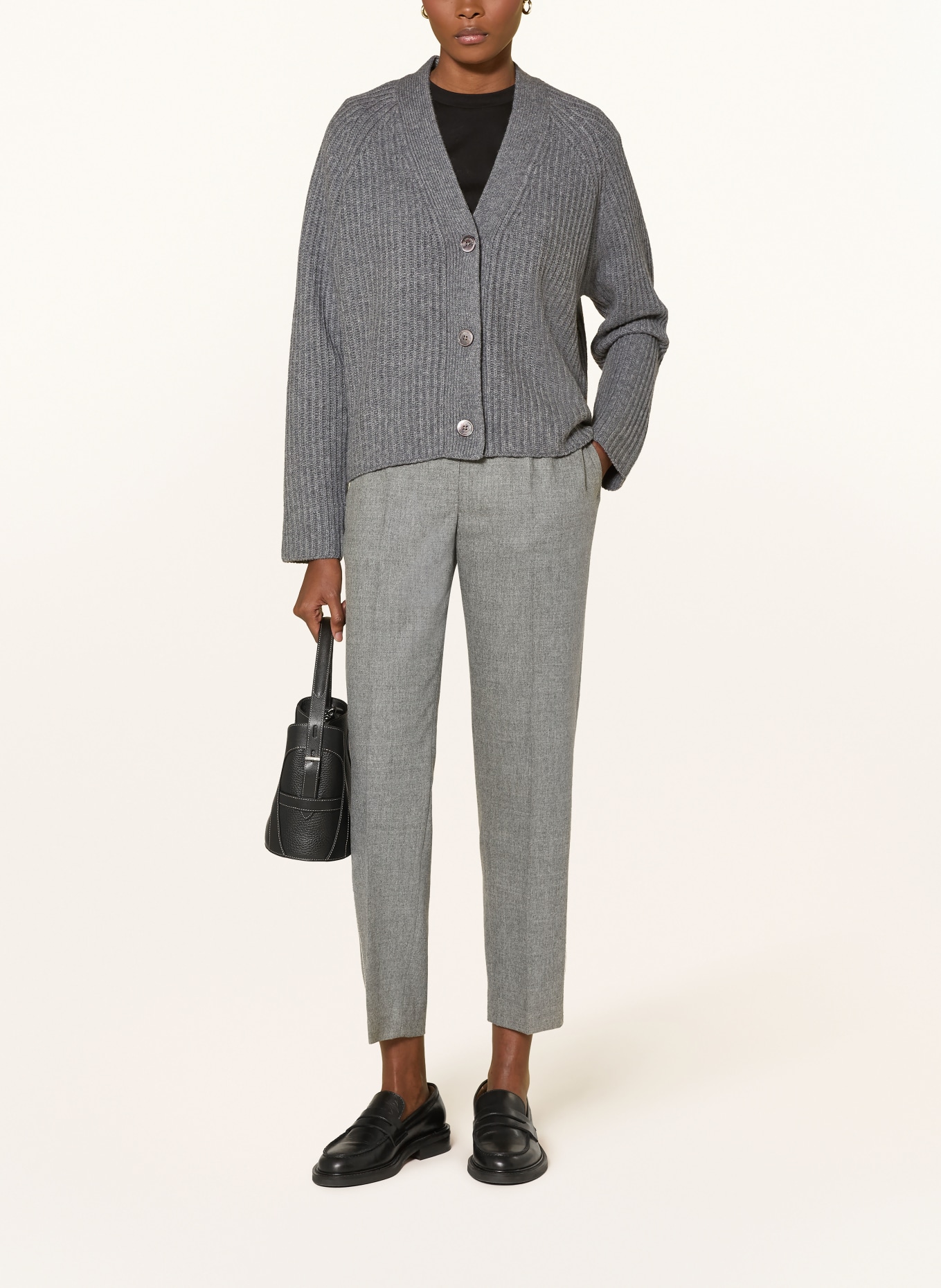 (THE MERCER) N.Y. Cashmere Cardigan: GRAY