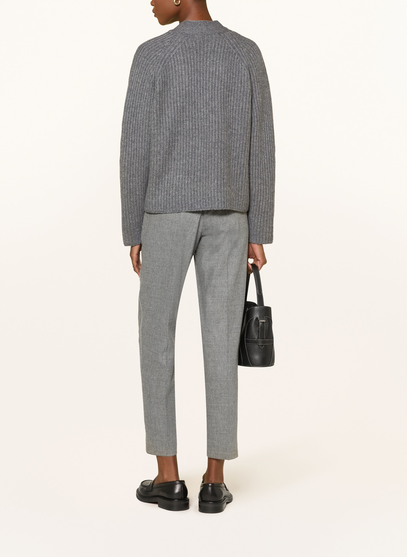(THE MERCER) N.Y. Cashmere Cardigan: GRAY