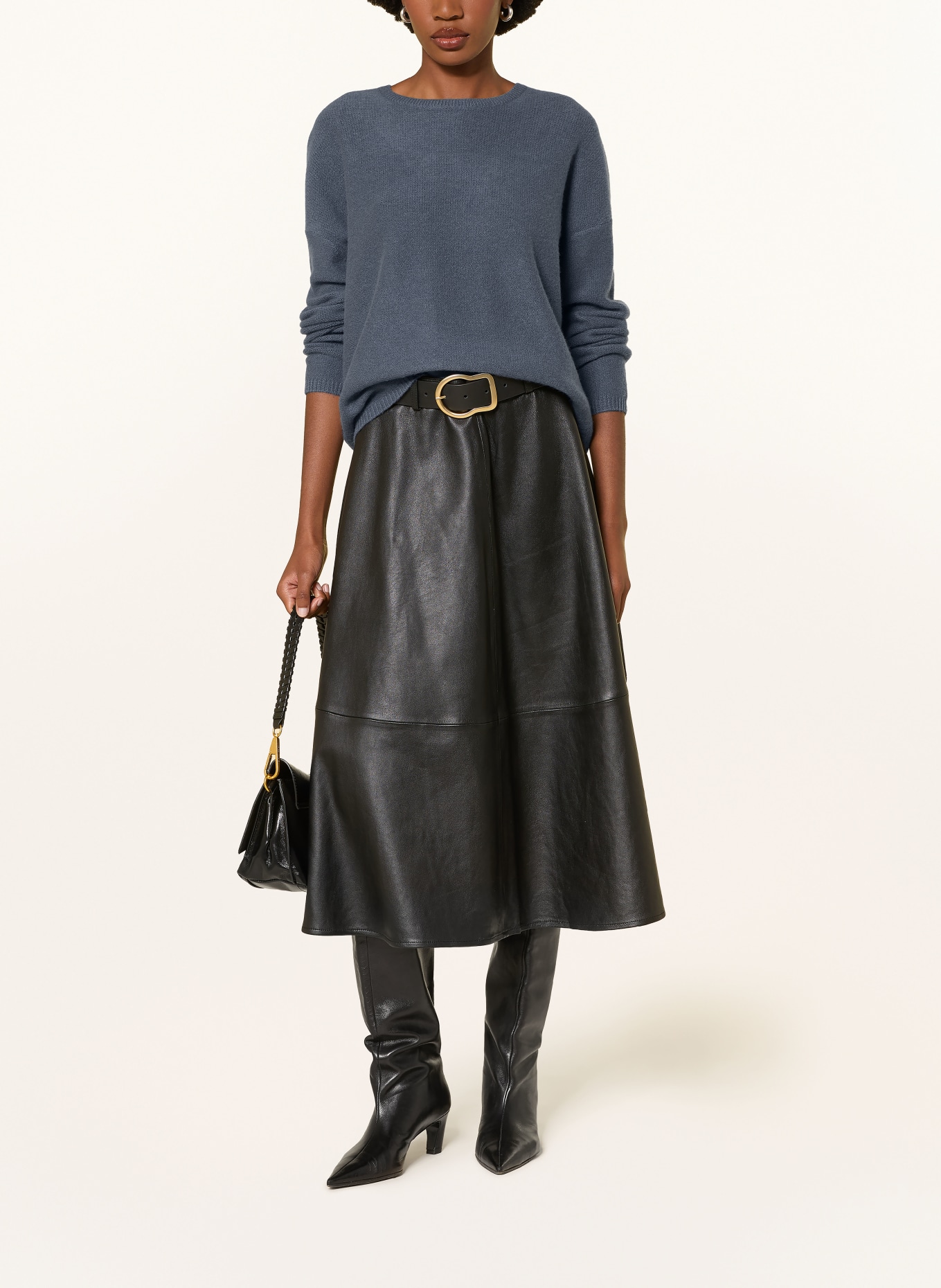 (THE MERCER) N.Y. Cashmere-Pullover: HELLBLAU