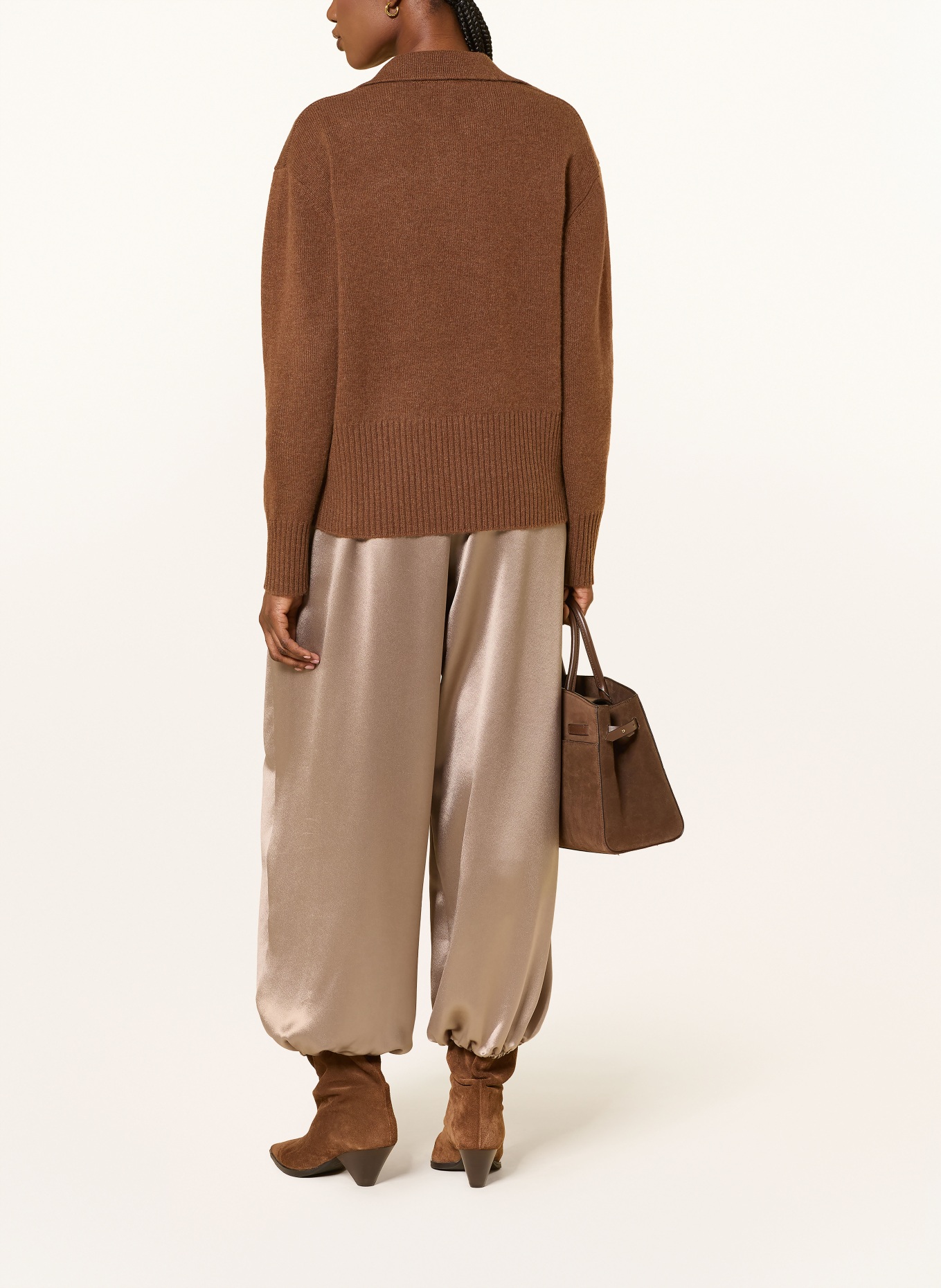(THE MERCER) N.Y. Cashmere Sweater: BROWN
