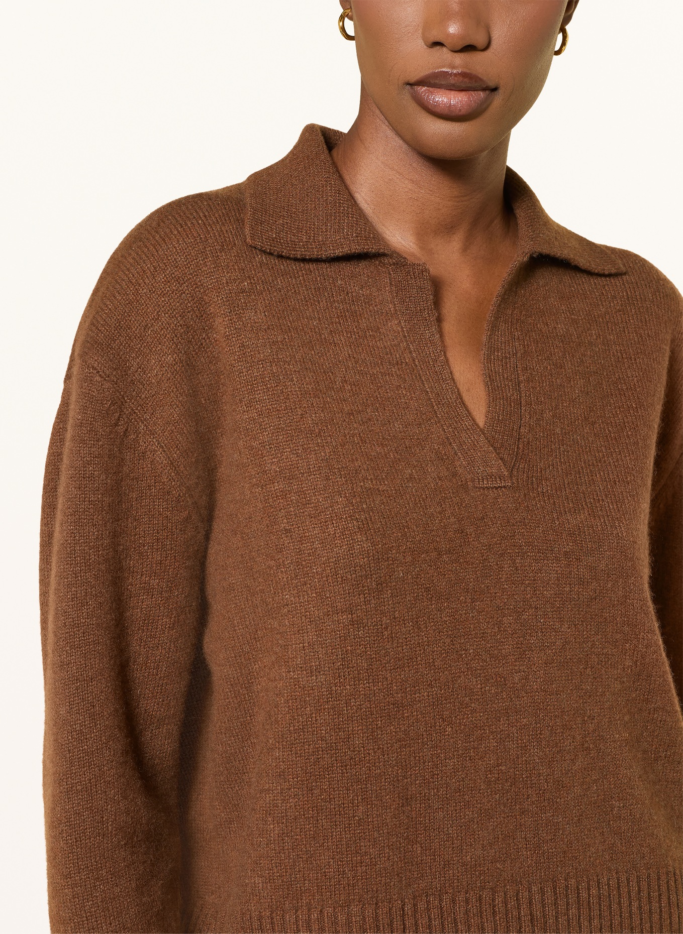 (THE MERCER) N.Y. Cashmere Sweater: BROWN