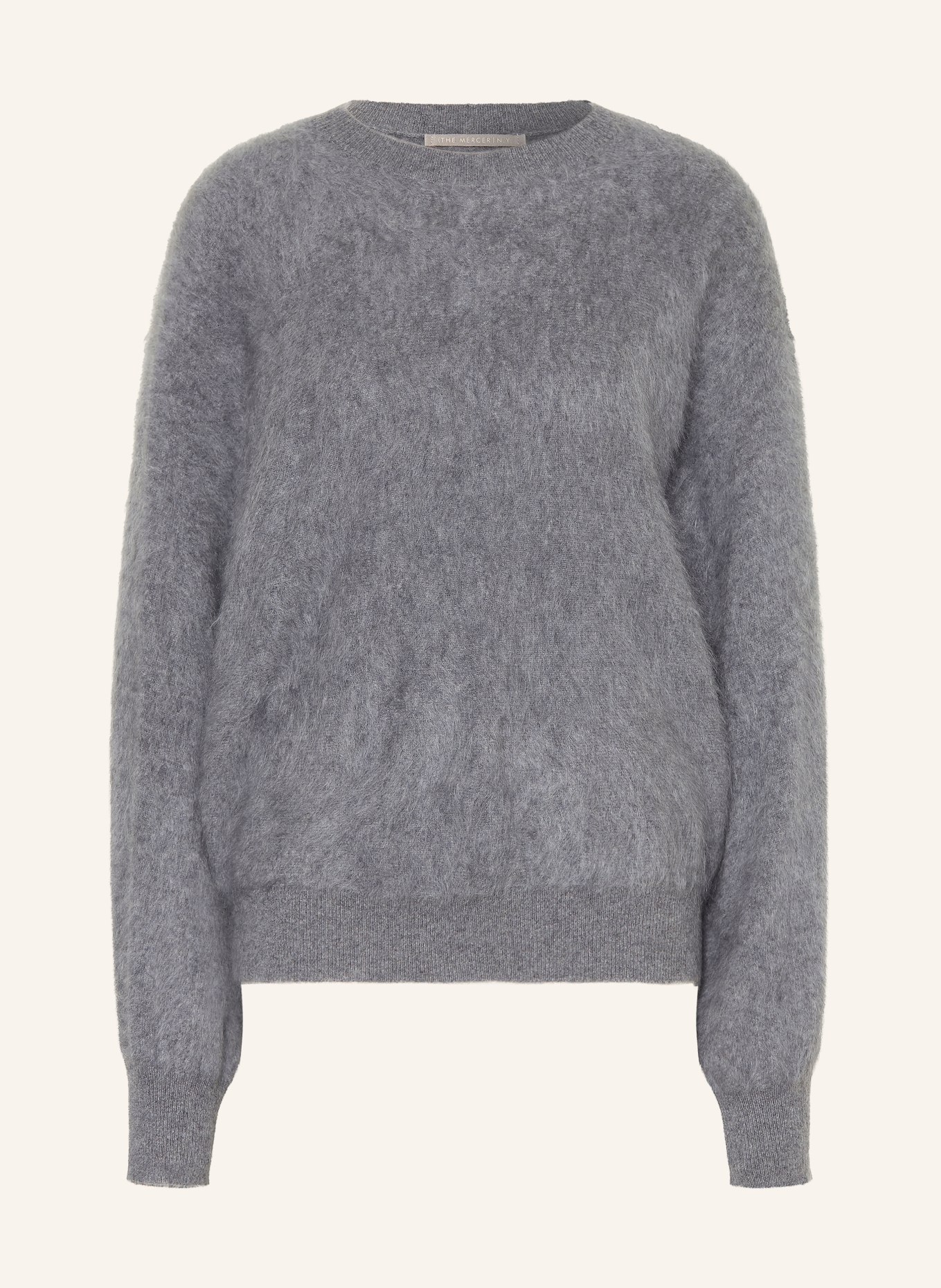 (THE MERCER) N.Y. Pull oversize en cachemire: GRIS