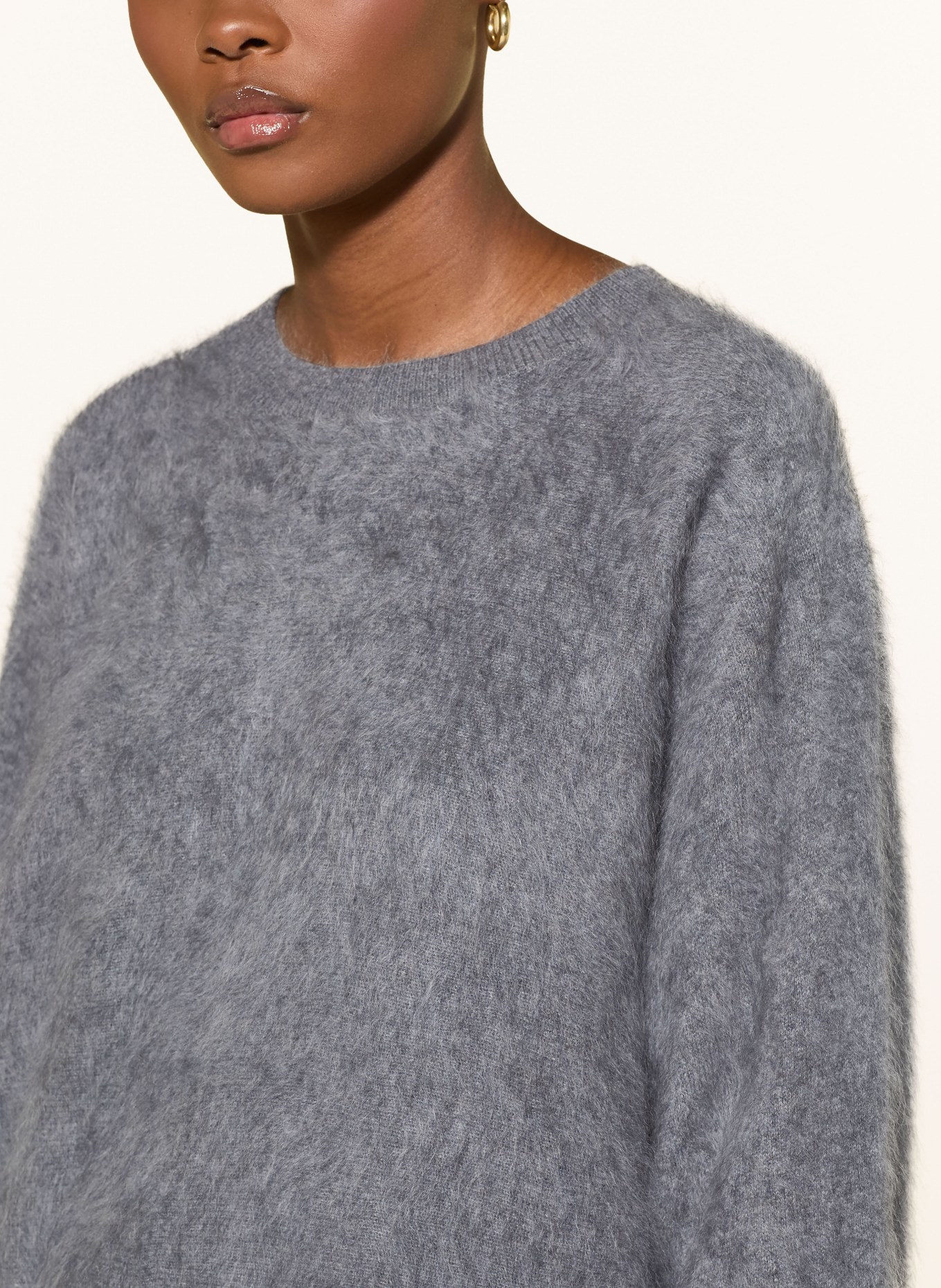 (THE MERCER) N.Y. Pull oversize en cachemire: GRIS