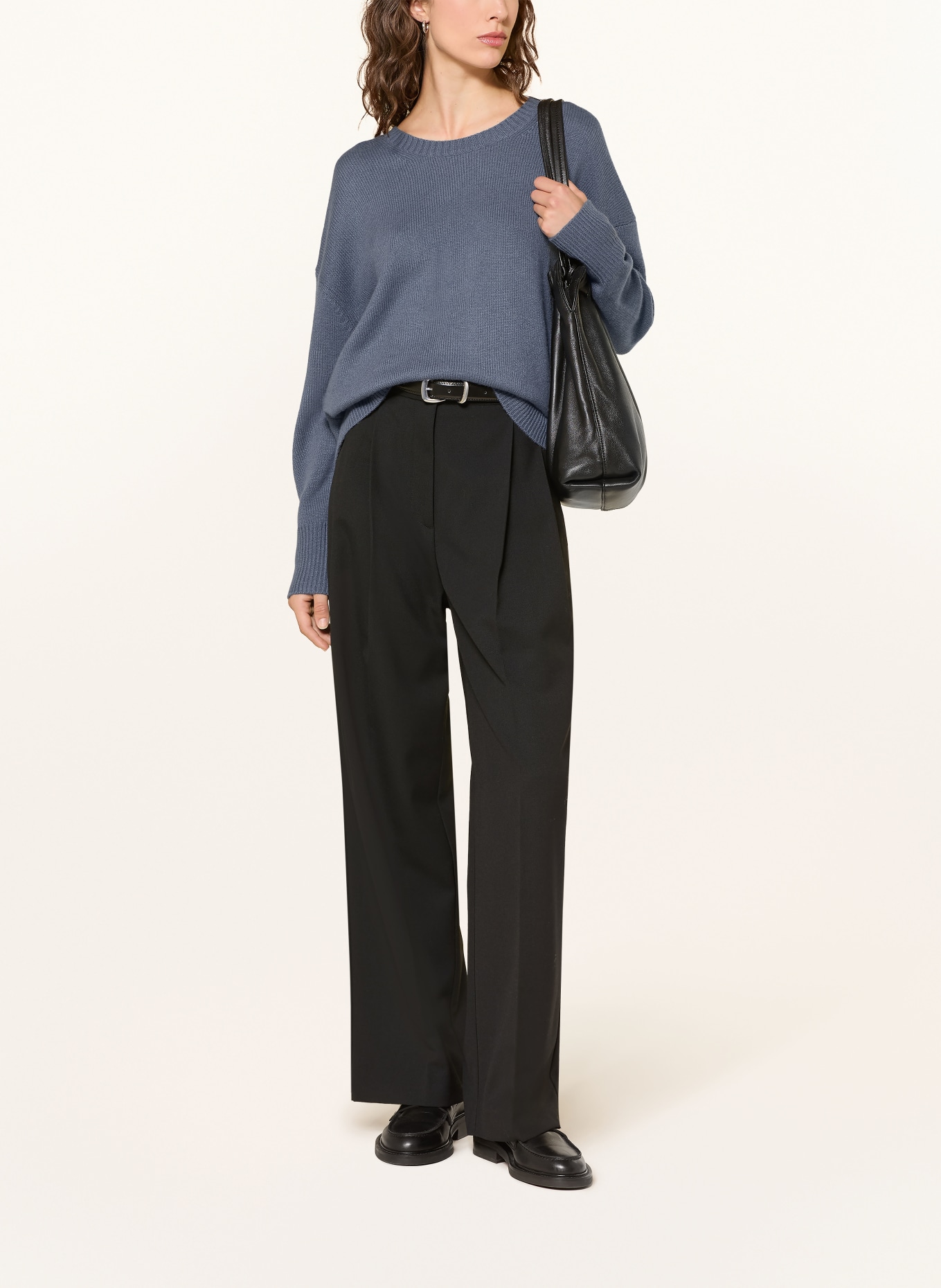 (THE MERCER) N.Y. Cashmere-Pullover: BLAUGRAU