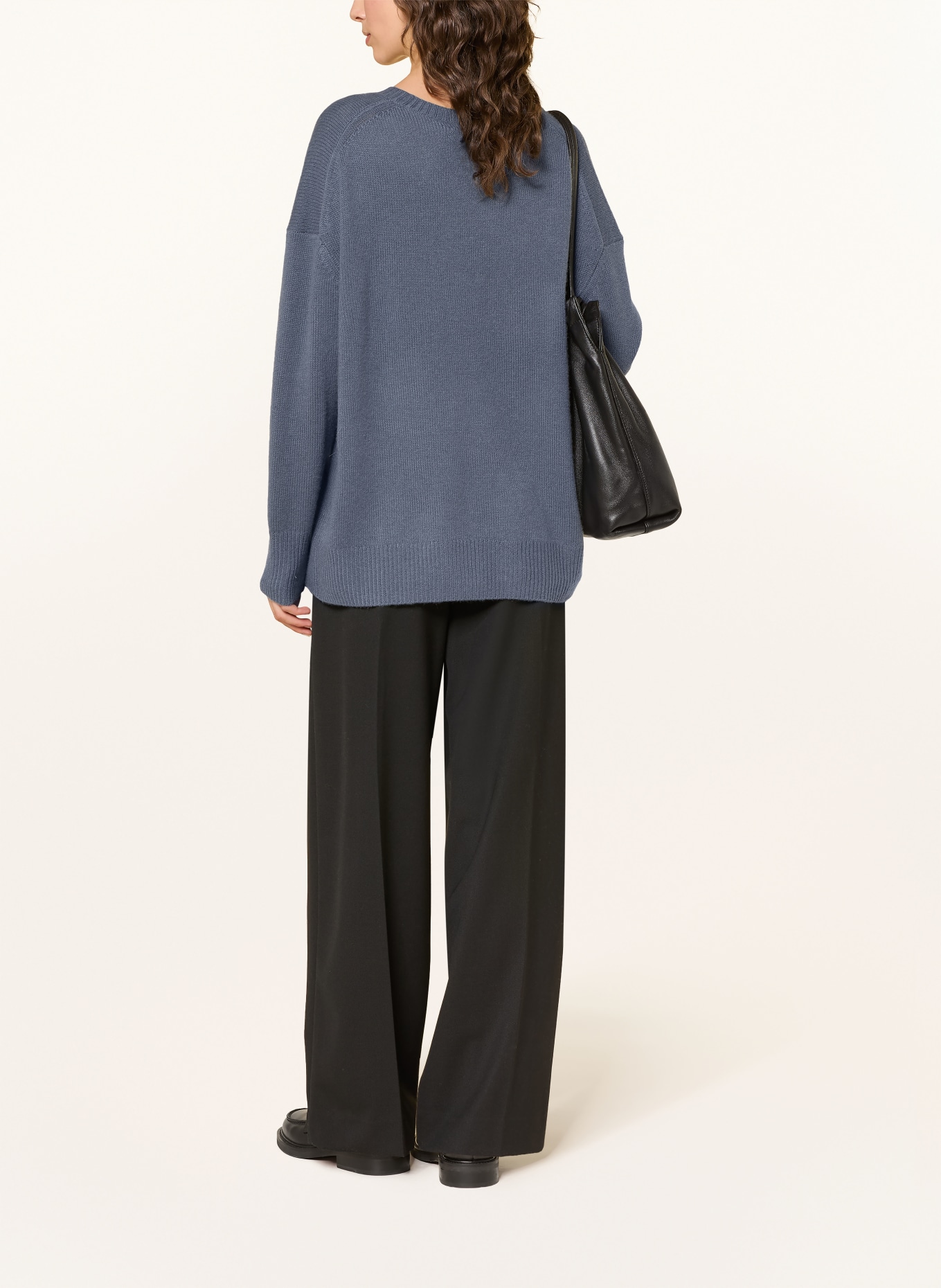 (THE MERCER) N.Y. Cashmere-Pullover: BLAUGRAU