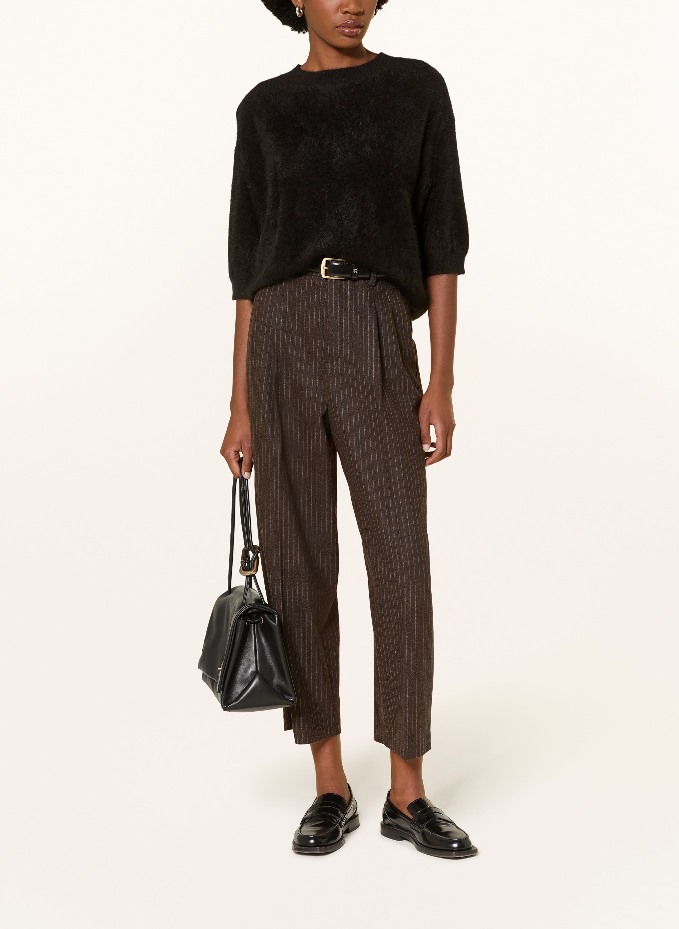 (THE MERCER) N.Y. Cashmere-Pullover: SCHWARZ
