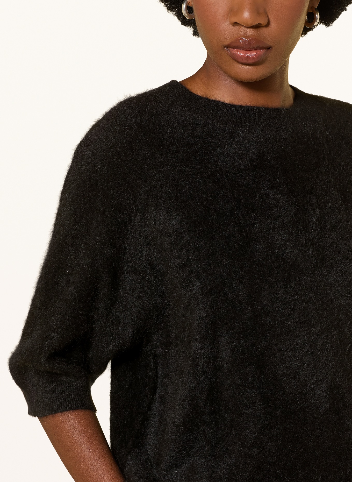 (THE MERCER) N.Y. Cashmere-Pullover: SCHWARZ