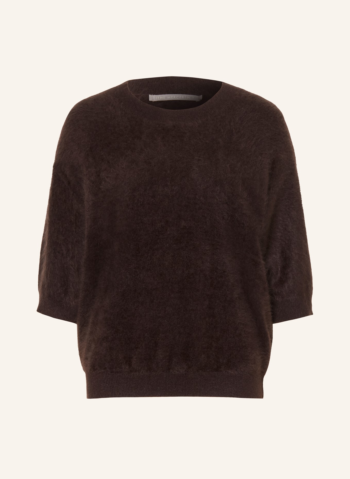 (THE MERCER) N.Y. Pull en cachemire: MARRON FONCÉ