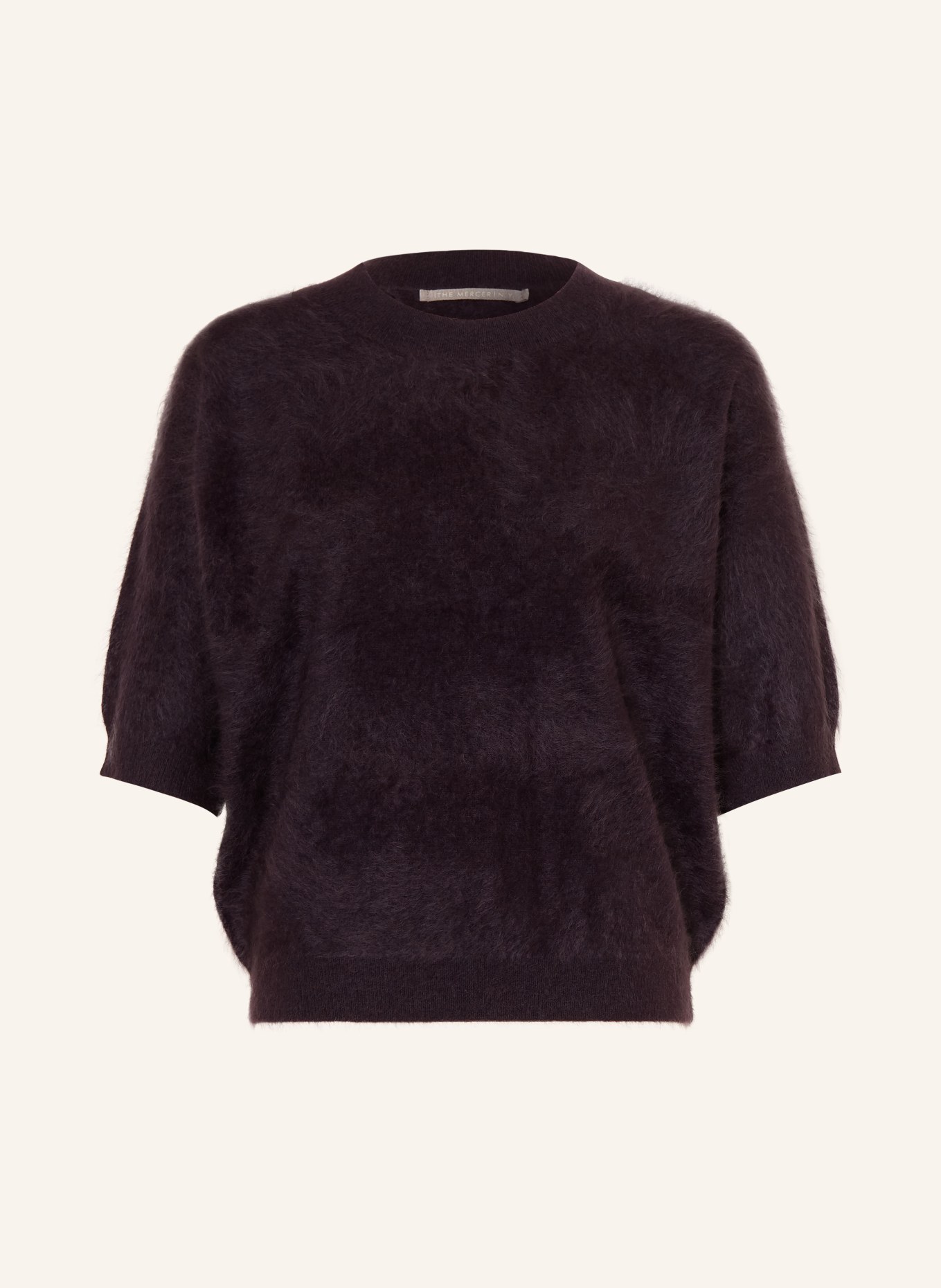 (THE MERCER) N.Y. Cashmere-Pullover: DUNKELLILA